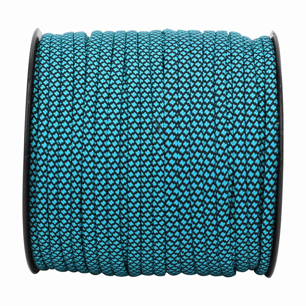 MAGT Core Paracord, 50 m, 4 mm grubości, 7-rdzeniowy, paracord, ratownictwo, smycz do namiotu, lina kempingowa, do plecionek bransoletek na zewnątrz, kolor niebieski