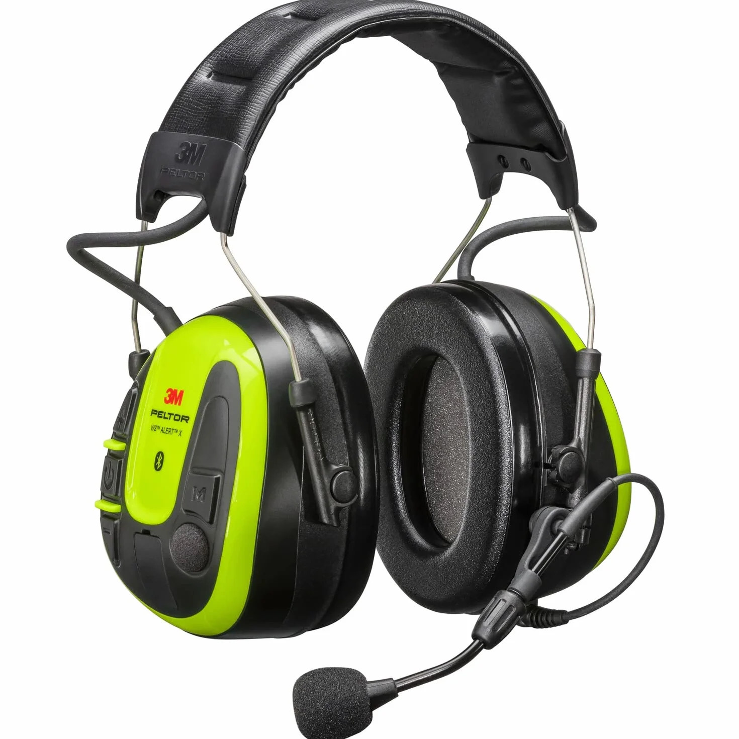 3M Peltor WS ALERT X MRX21A4WS6 nauszniki Bluetooth 30 dB żółty z mikrofonem