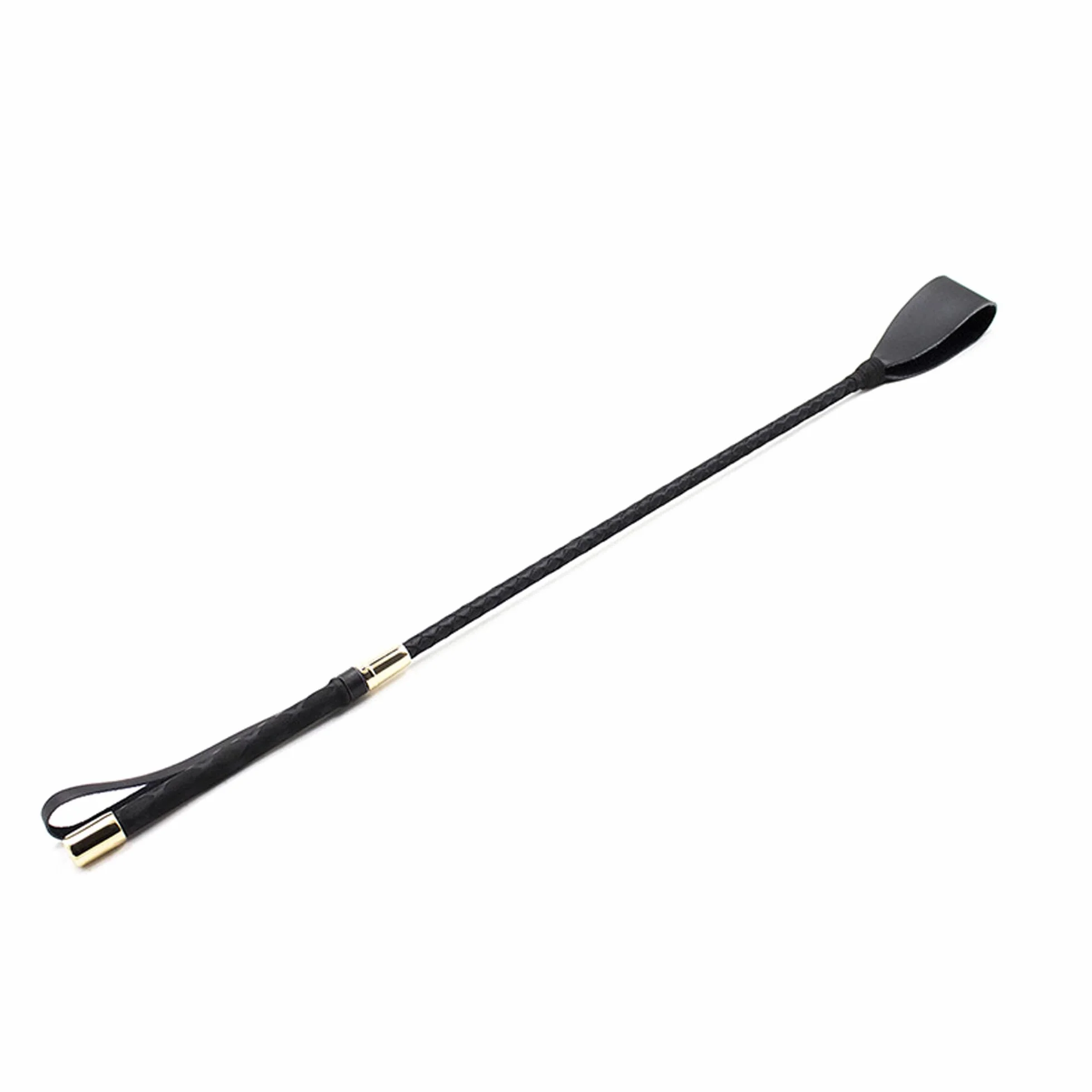 Azatemgo Skórzana jeździectwo ze sztucznej skóry z uchwytem i linką wiszącą 45 cm