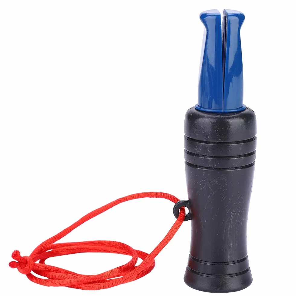 Tefola Gwizdek na Kaczki, trwałe PVC Duck Call, akcesorium myśliwskie z liną