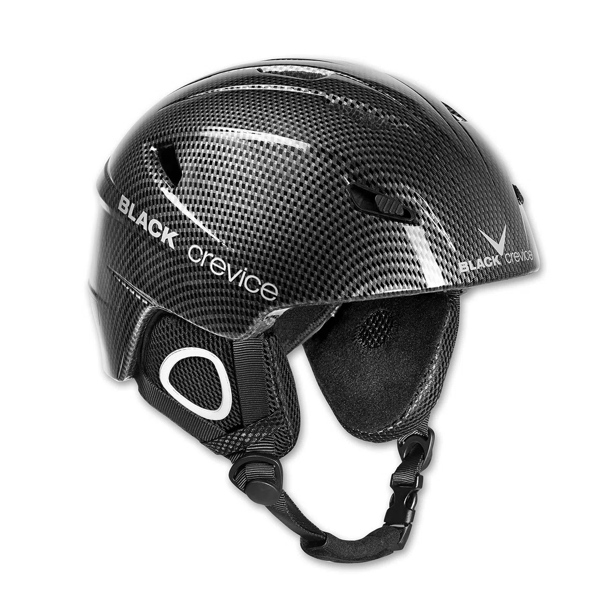 Black Crevice Kask Narciarski Kitzbühel - Sportowy Design dla Mężczyzn i Kobiet, z Poliwęglanu, Oddychający, Regulowany Rozmiar