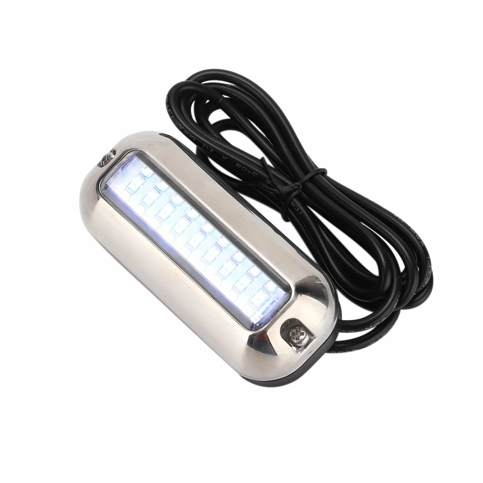 Światło podwodne łodzi, lampa podwodna łodzi IP68 Wodoodporny kąt świecenia 120 ° dla jachtu morskiego