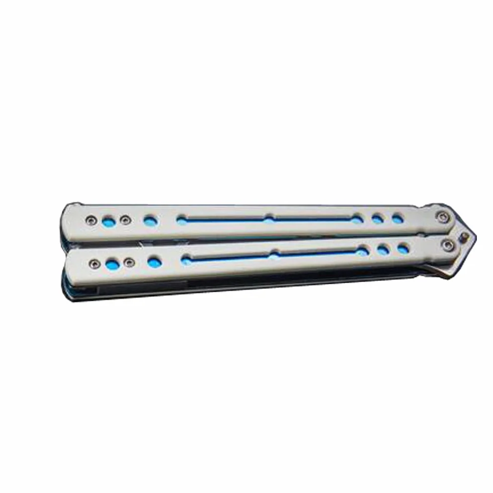 Taktyczny trenażer G10 łożysko rękojeści Stone Wash Metal Steel Blunt Dull Blade nieostrzone narzędzie