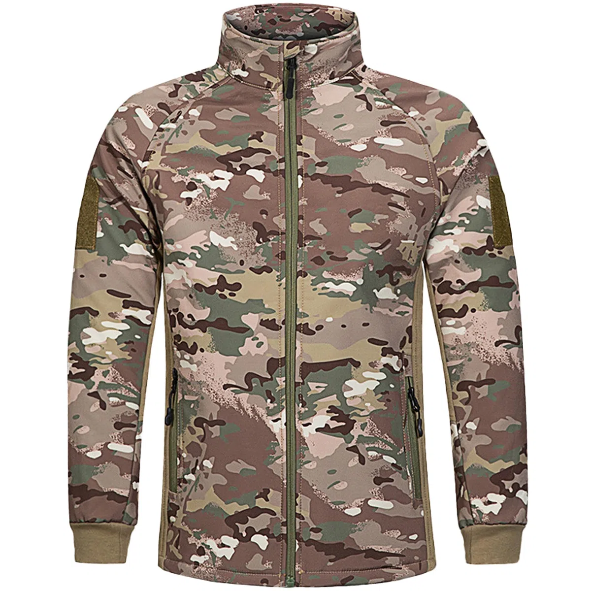 Dziecięca odzież taktyczna Camo Softshell kurtka i spodnie z podszewką polarową, Airsoft, wojskowy kamuflaż, zimowy, na polowanie, wędrówki, kemping, dla chłopców i dziewczynek