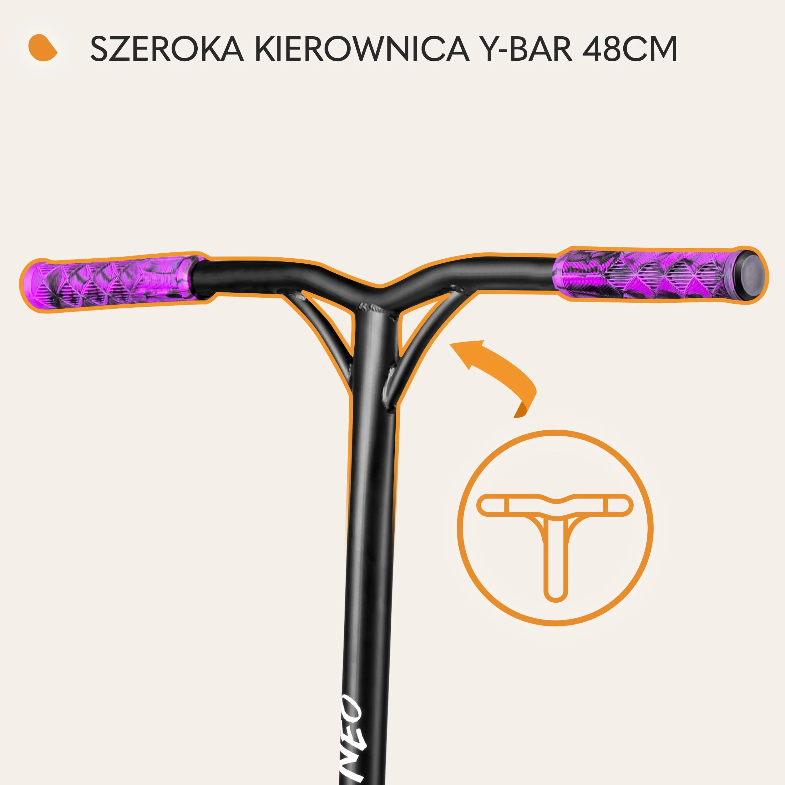 LIONELO Whizz Hulajnoga Wyczynowa Dziecięca do 100 kg, Łożyska ABEC-9, Hulajnoga Aluminiowa, System Kompresji HIC, Koła 110 mm, Szeroka Kierownica Y-bar, Hamulec Flex Fender MN Steel