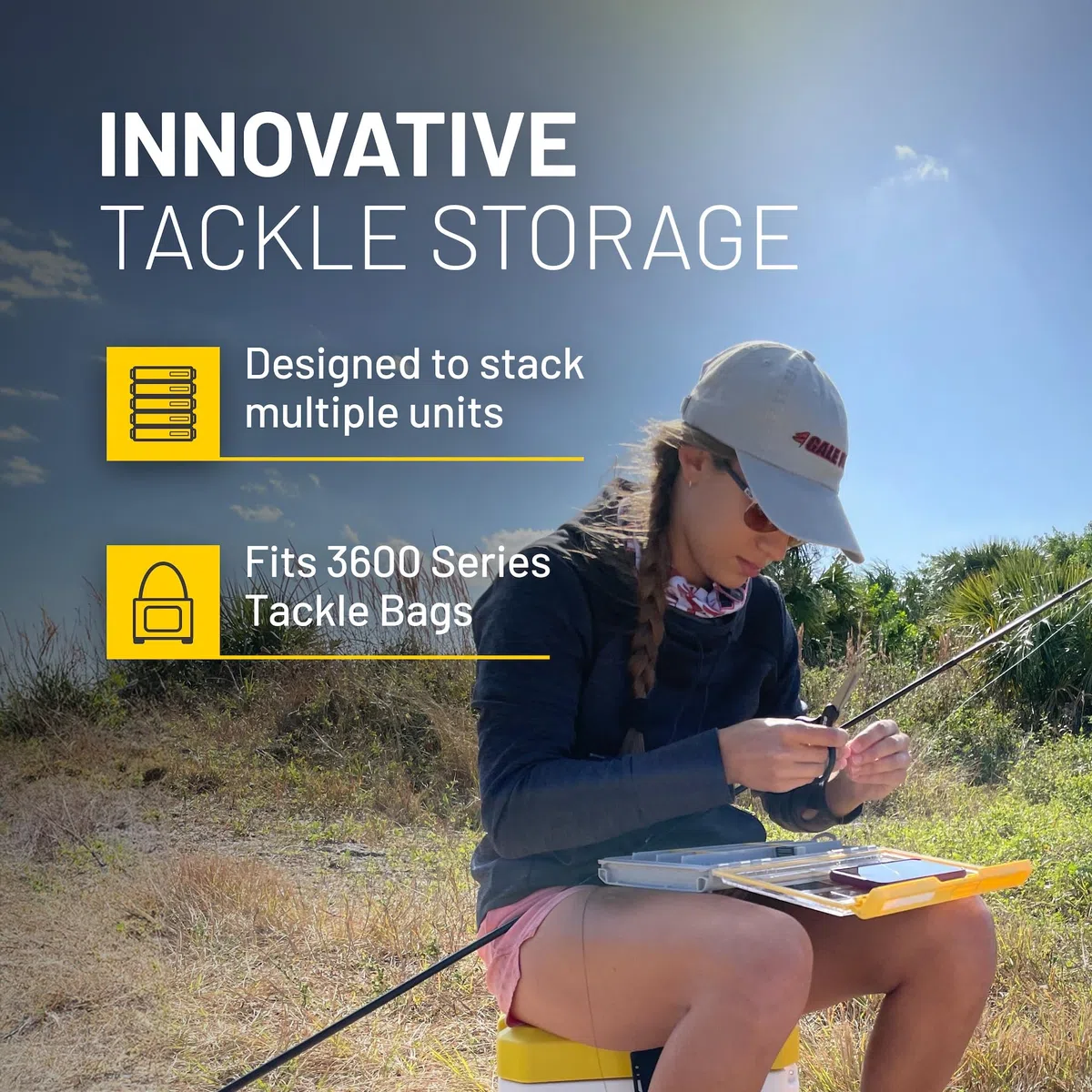 PLANO Edge Utility Box 3600 Standard, Wodoodporne Pudełka na Przynęty z Wstępnie Wyciętymi Przegrodami, Pudełka na Przynęty Wędkarskie z Zabezpieczeniem Przed Rdzą, Pudełka Organizacyjne