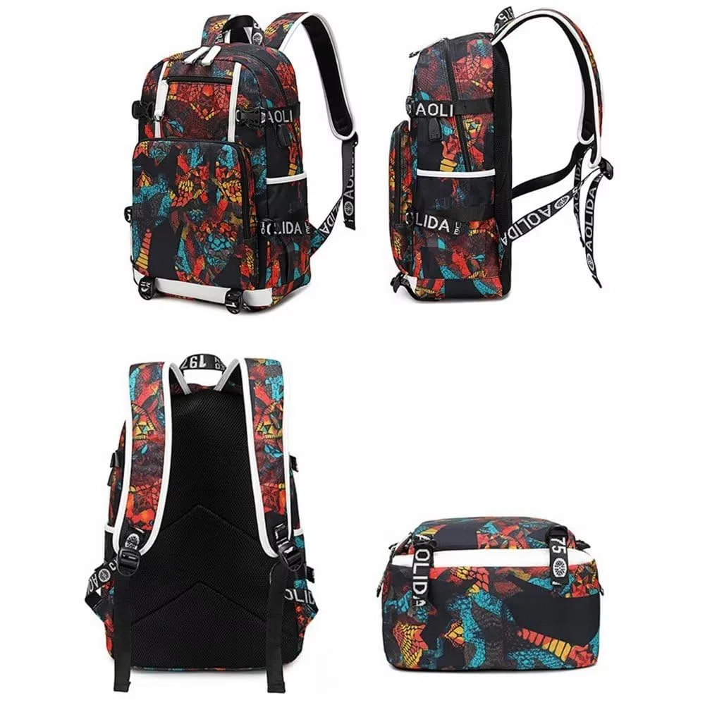 Gwiazda koszykówki Iverson Wielofunkcyjny plecak podróżny dla fanów laptopa bookbag dla mężczyzn i kobiet
