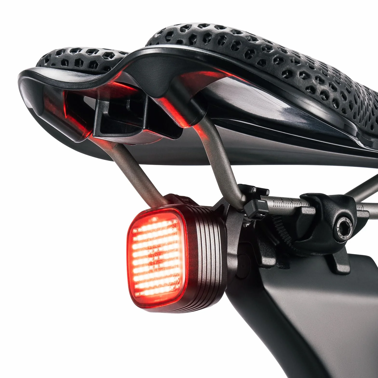 ROCKBROS Tylna Lampka Rowerowa LED, Mocna 12 Trybów, Wodoodporna IPX6, USB