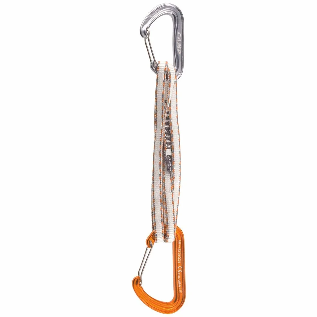 CAMP Mach Express Dyneema Quickdraw 60 cm srebrny/biały/pomarańczowy 4 sztuki