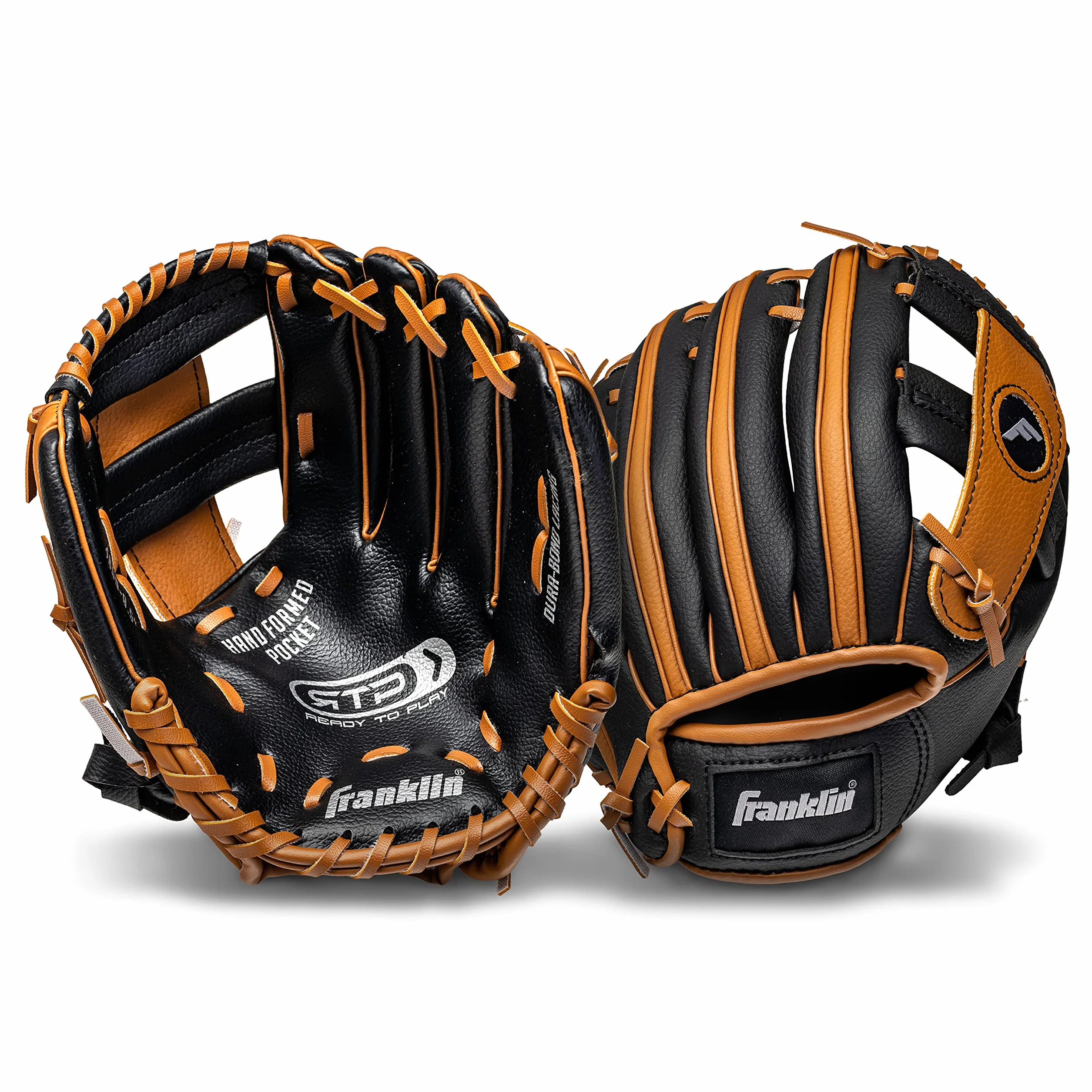 Franklin Sports RTP Youth Teeball zestaw rękawiczek baseballowych dla chłopców i dziewcząt, 24 cm