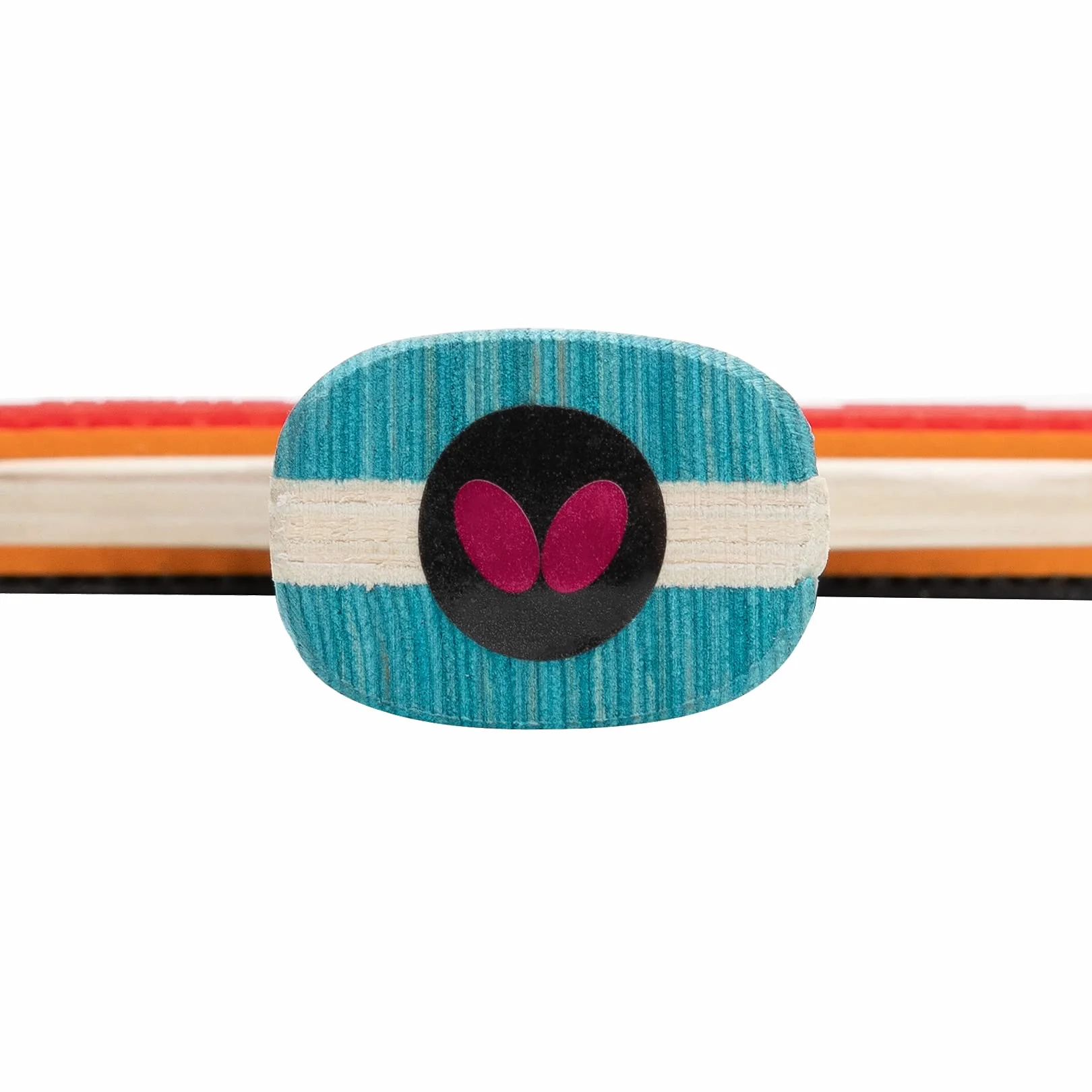 Rakietka do tenisa stołowego BUTTERFLY Progress | zaawansowana, profesjonalna rakietka do tenisa stołowego | czarna/czerwona guma z homologacją ITTF | antypoślizgowa powierzchnia