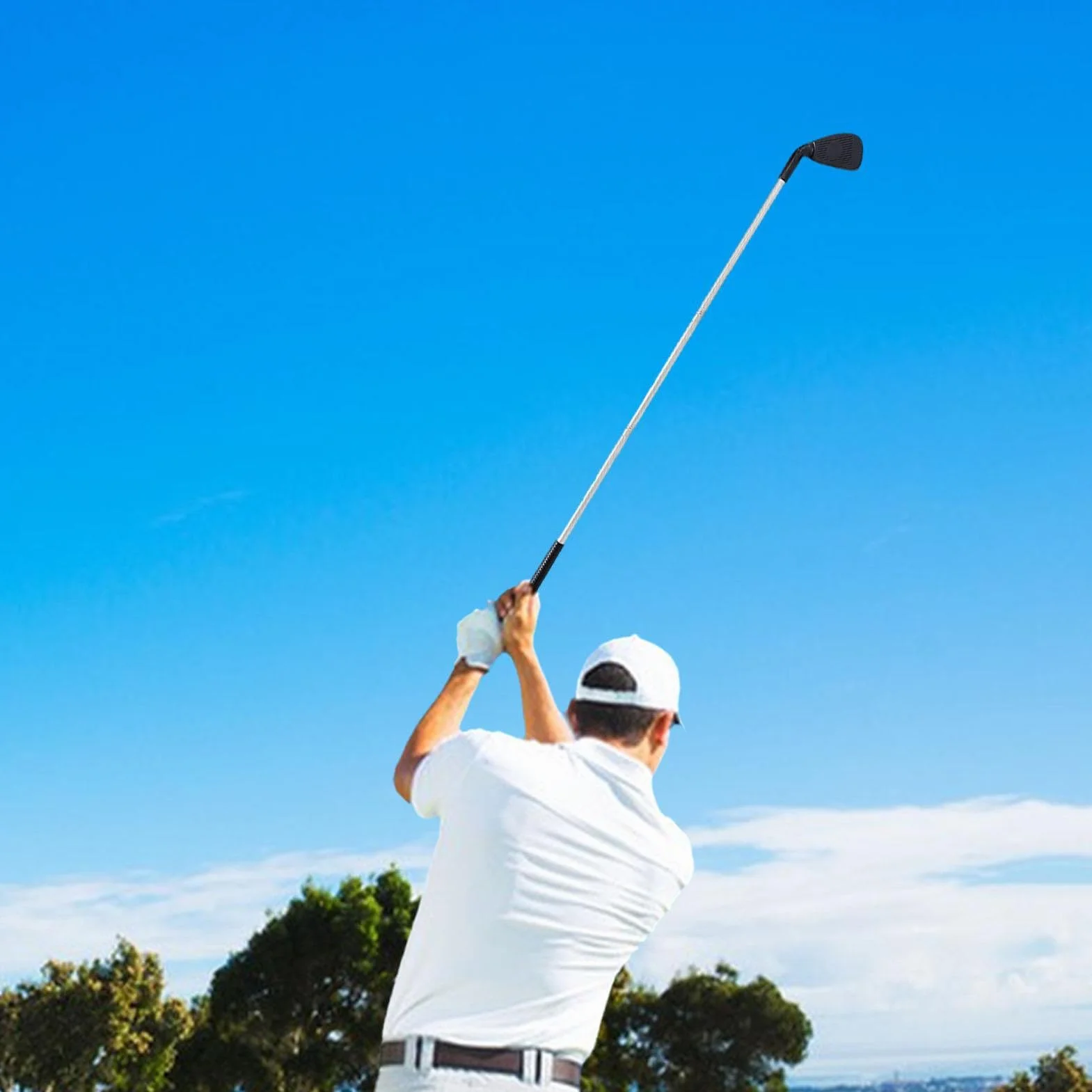 Putter Golf Putter, dwukierunkowy putter golfowy dla mężczyzn, dla prawo/leworęcznych, do użytku wewnątrz i na zewnątrz, mini klub, dla dzieci, młodzieży, dorosłych, do ćwiczeń w domu, do ćwiczeń
