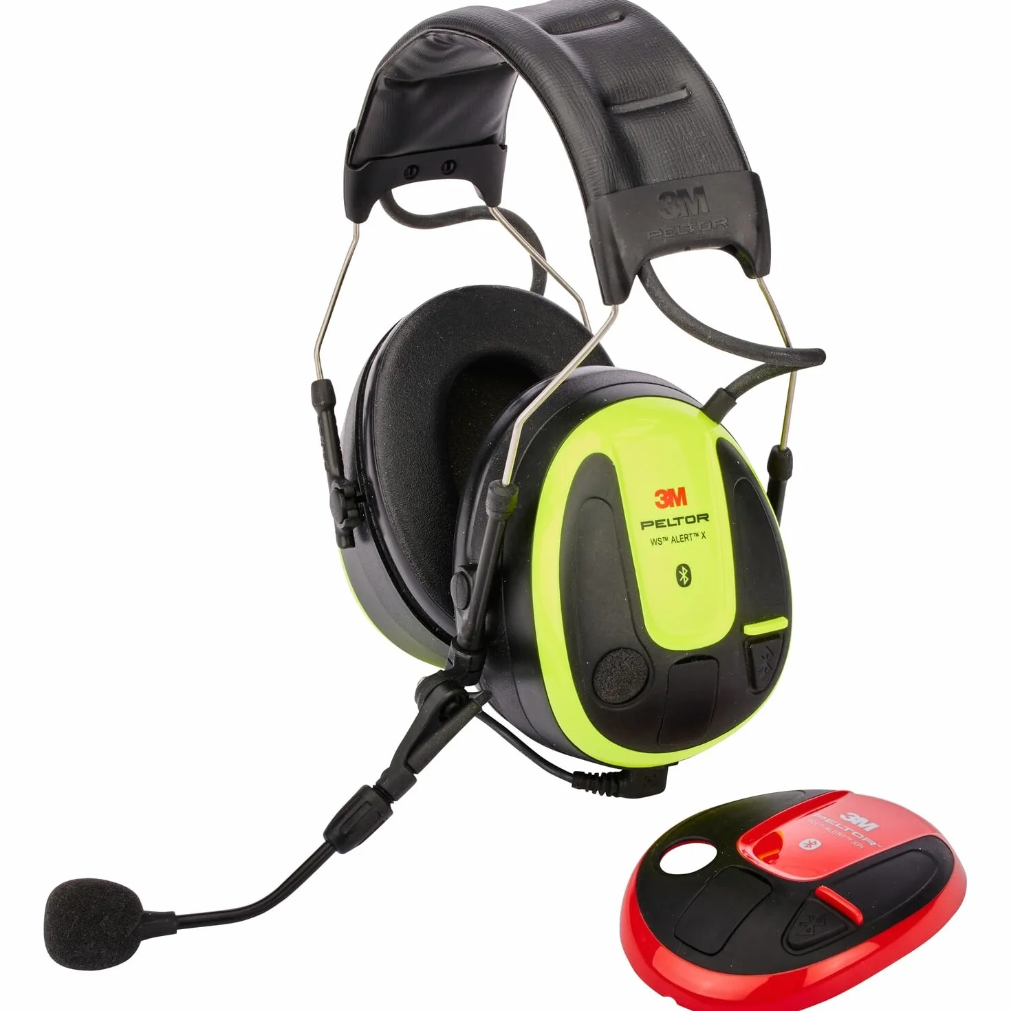 3M Peltor WS ALERT X MRX21A4WS6 nauszniki Bluetooth 30 dB żółty z mikrofonem