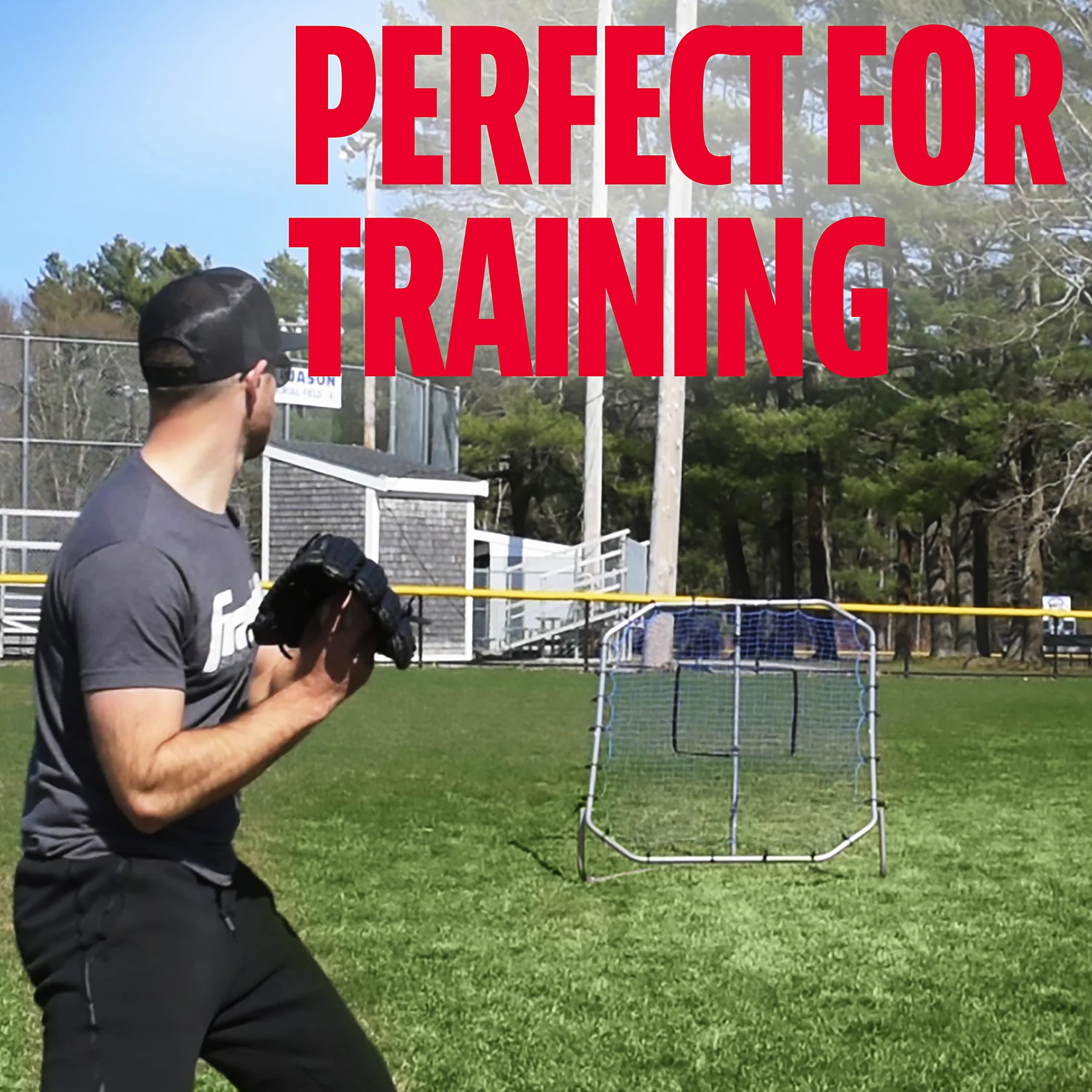 Franklin Sports MLB Deluxe Infinite Angle Return Trainer, 132 cm x 182 cm