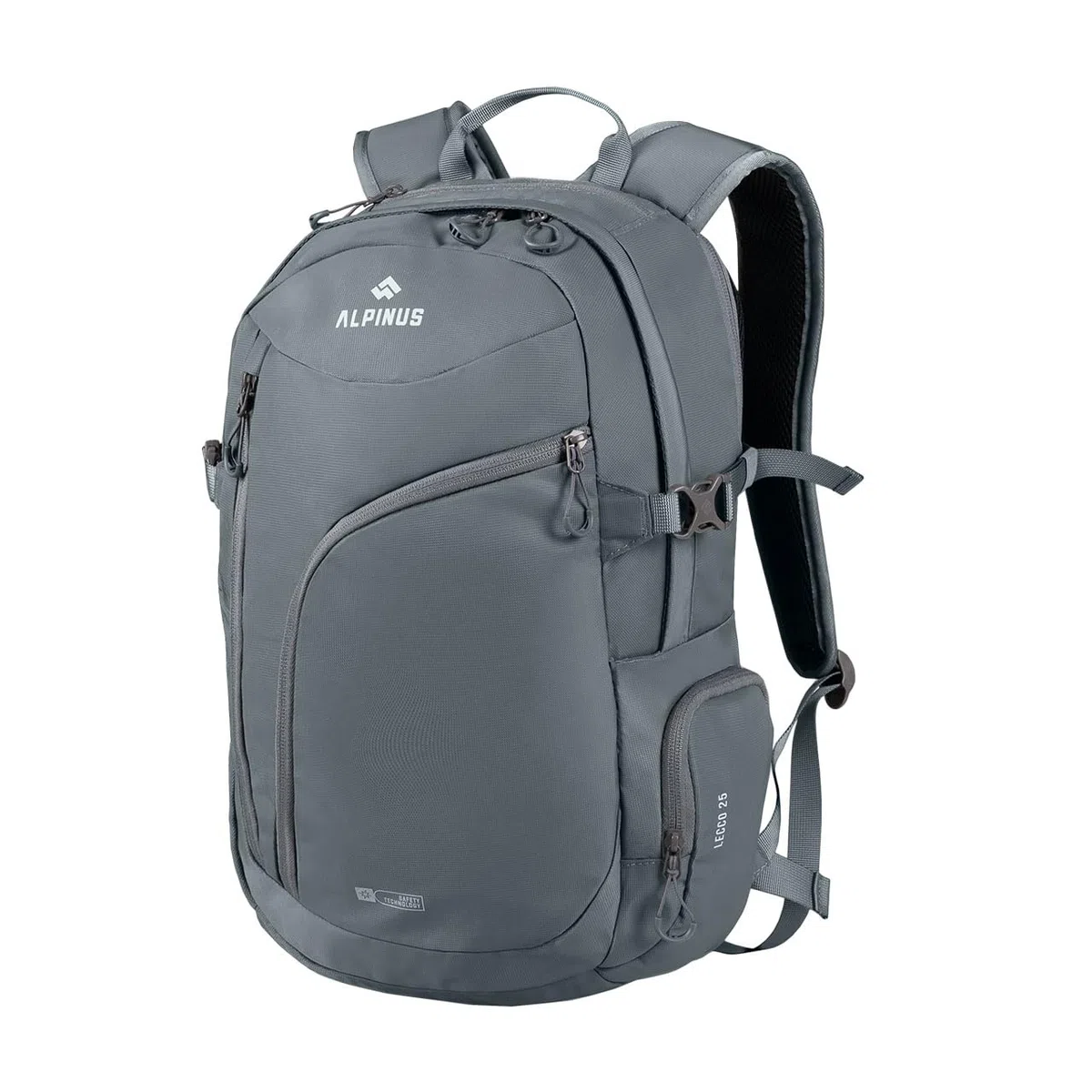 Alpinus Teide plecak trekkingowy 25 l, dla kobiet i mężczyzn, lekki, oddychający, męski, na kemping, wędrówki, plecak trekkingowy, z kieszenią na laptopa
