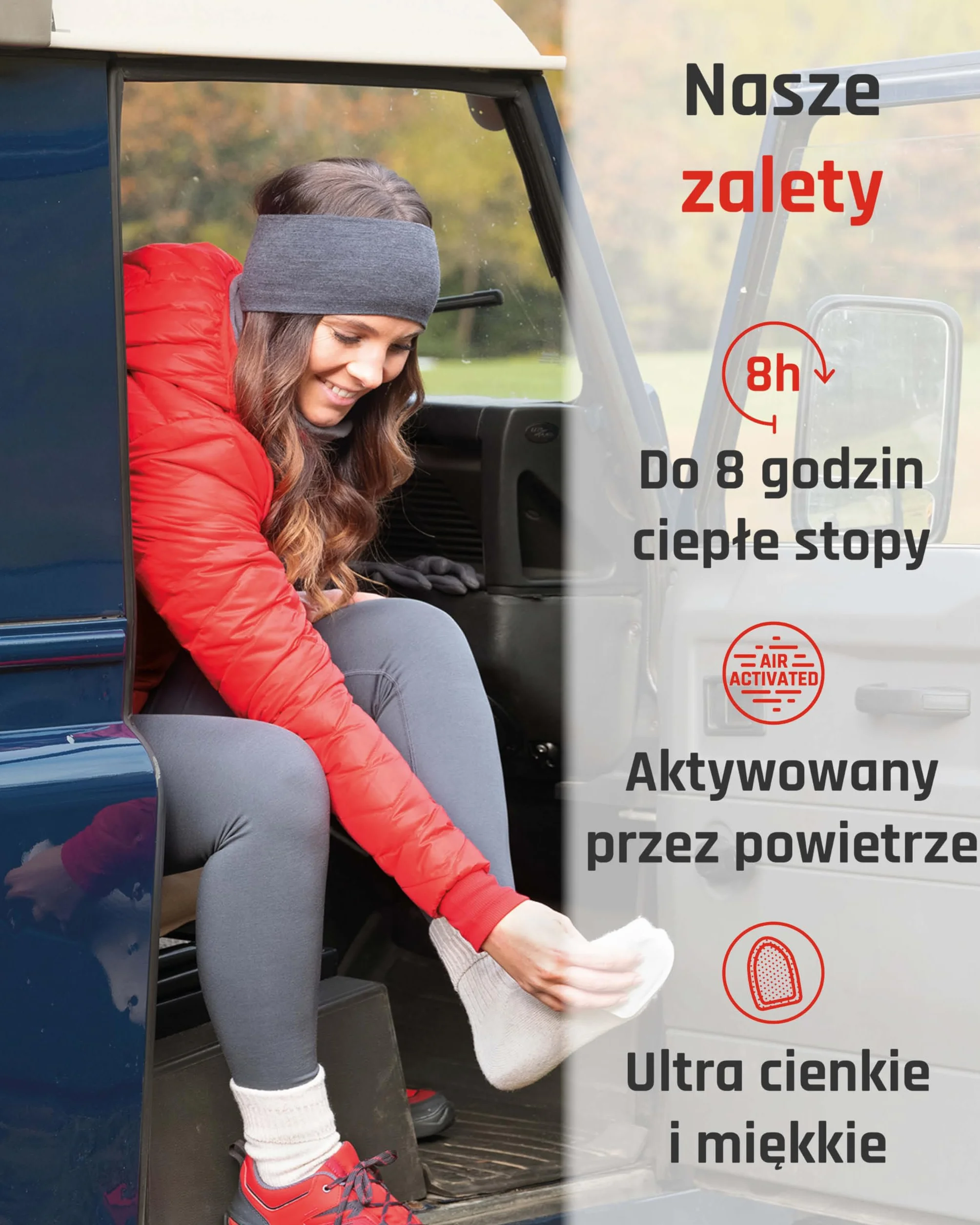 TerraTherm Samoprzylepne Ogrzewacze do Stóp - Aktywowane Powietrzem - 8 Godzin Ciepła - 5, 10, 30 Par