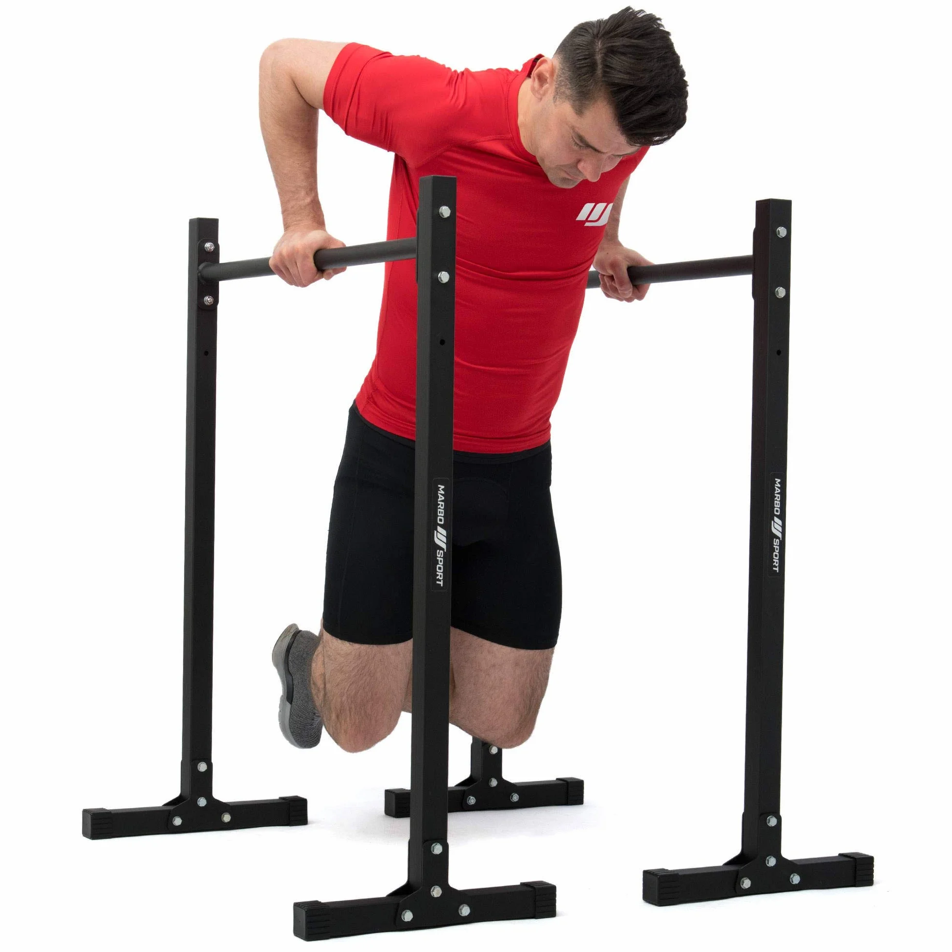 Marbo-Sport Dip-Station, czarna, Large