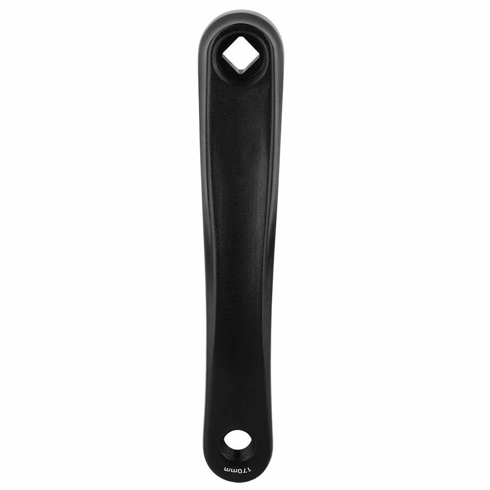 Keenso Uniwersalna korba rowerowa 170 mm ze stopu aluminium, lewa do pojedynczego łańcucha