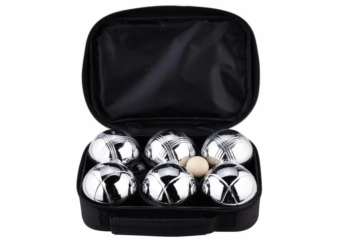 Jeu de boules 6 metalowych kulek w woreczku