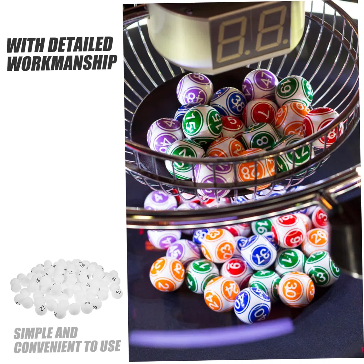 TOYANDONA 100 sztuk plastikowe piłki do tenisa stołowego 4 cm numerowane Bingo Ball lotteria kolorowe kulki ping Pong 1-100 wesele przyjęcie urodzinowe dostarczane czerwone