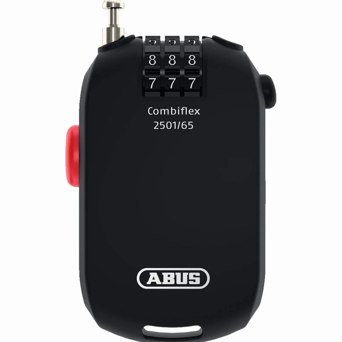 Abus 72501 Linka Zabezpieczająca, Czarny, 120 cm