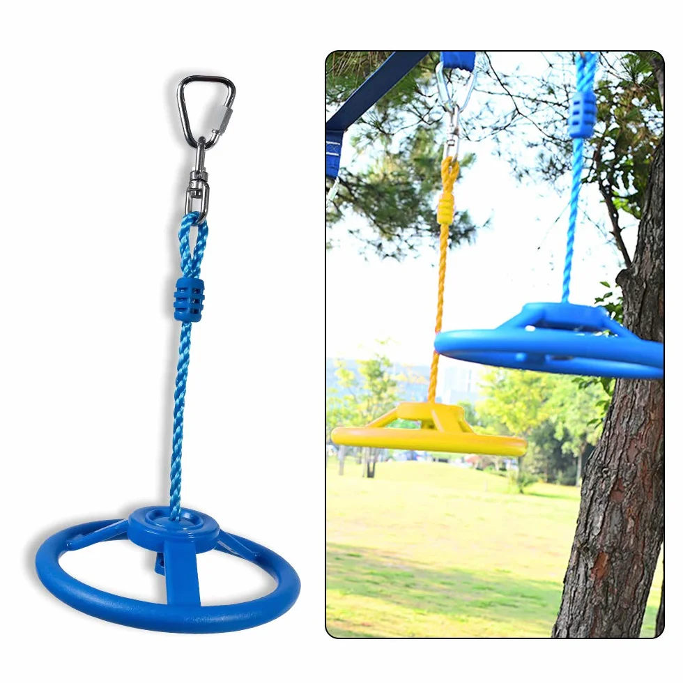 Ninja Slackline koło zamachowe, akcesoria do użytku na zewnątrz, kolor niebieski