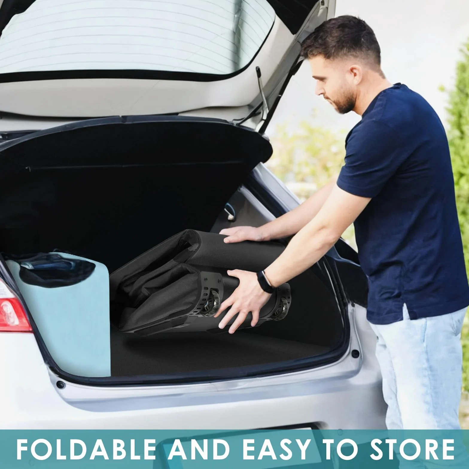 Findway Torba podróżna do golfa z kółkami, wytrzymała tkanina Oxford 900D, odporna na zużycie i wodoodporna, miękka, wyściełana, pokrowiec podróżny do lotu i linii lotniczych