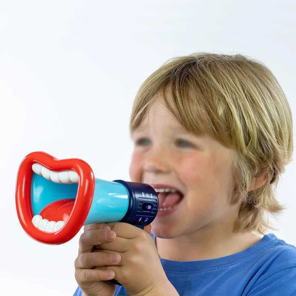 Namvo Voice Changer Mikrofon Z Megafonem Nagrywaj?cy Dla Ch?opców Dziewcz?t Niebieski