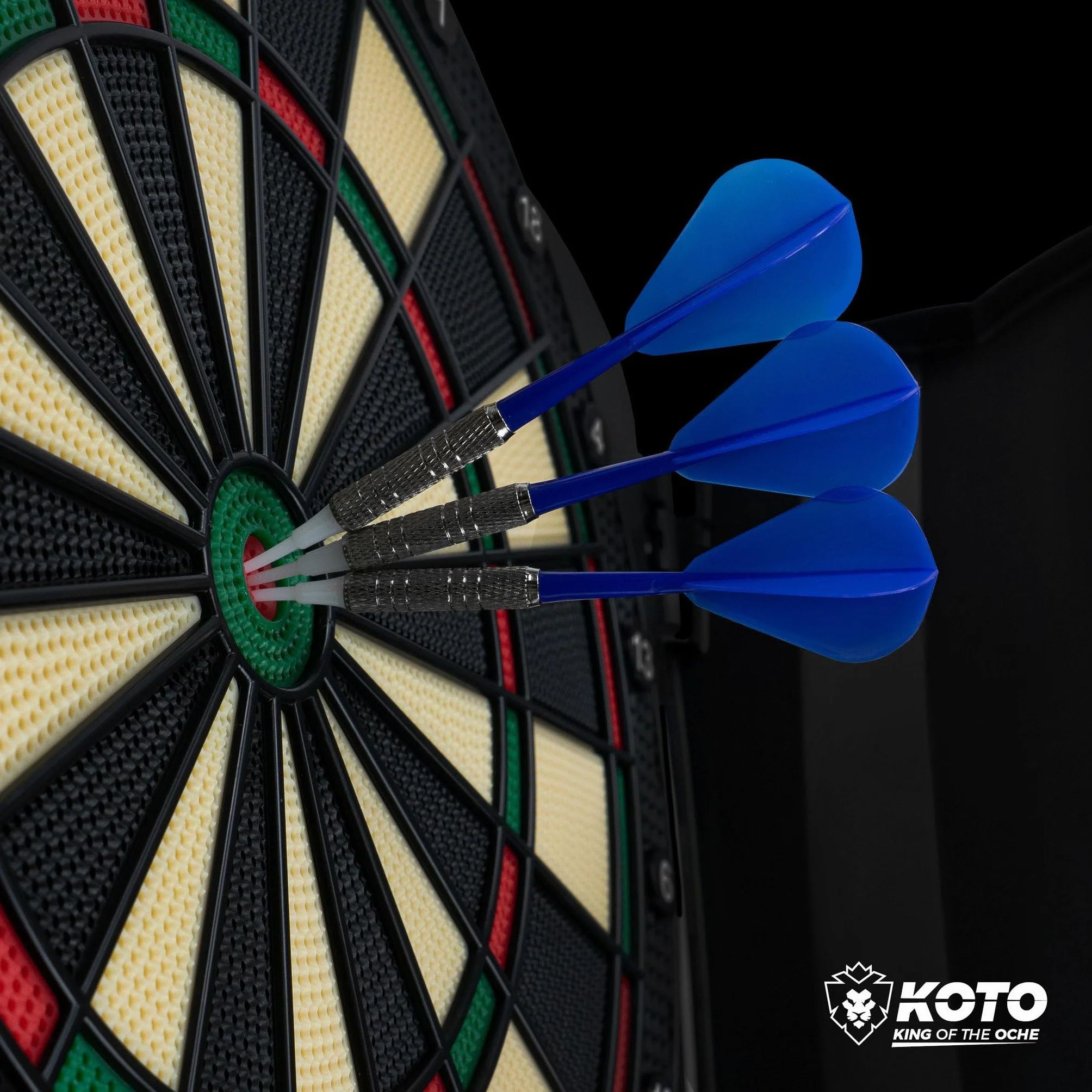 KOTO – Elektroniczna Tarcza Dart Classique Soft (39x1,5x43,3 cm), 6 Soft Dart, 32 Gry, 590 Wariantów, Dla Dzieci i Dorosłych