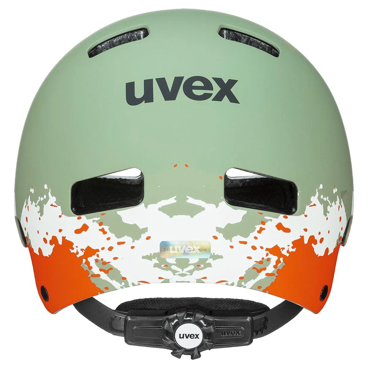 uvex kid 3 cc - wytrzymały kask rowerowy dla dzieci - indywidualna regulacja wielkości - udoskonalona wentylacja - moss green - sand matt - 51-55 cm
