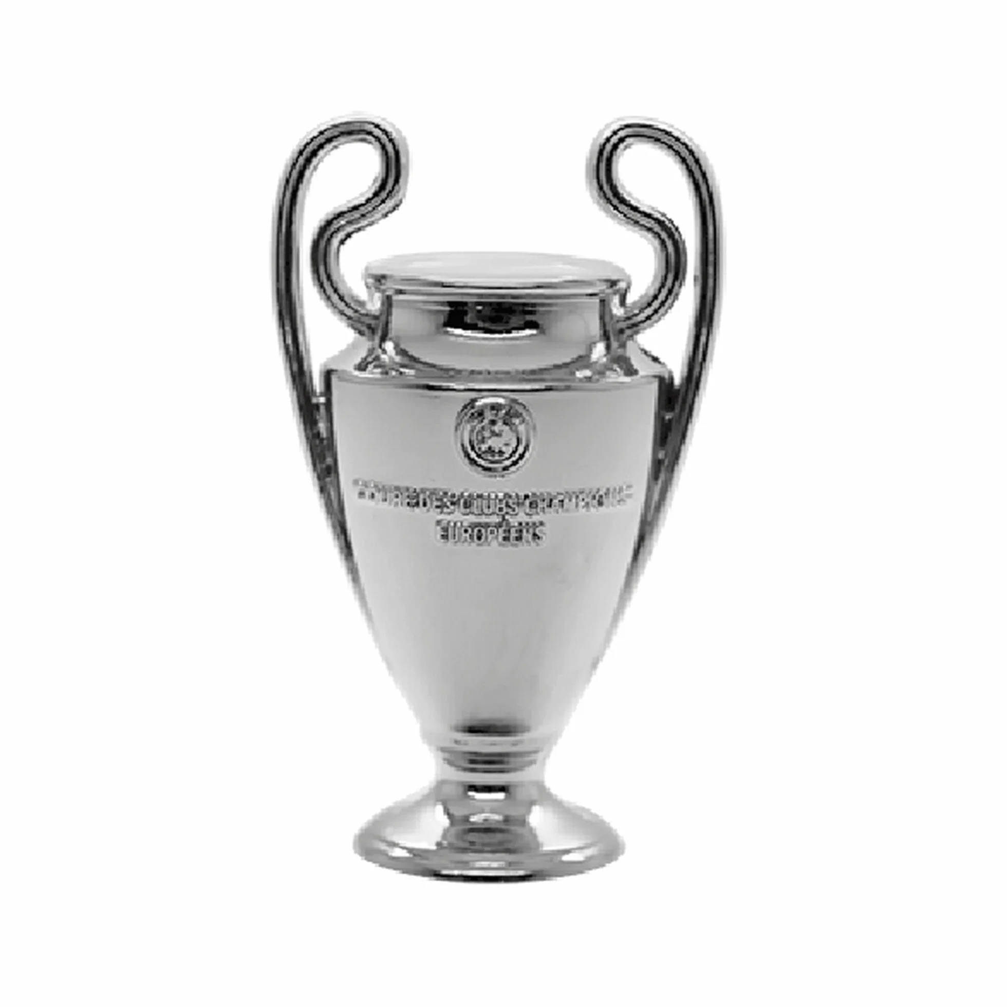 Puchar UEFA CL 45 mm srebrny wolnostojący