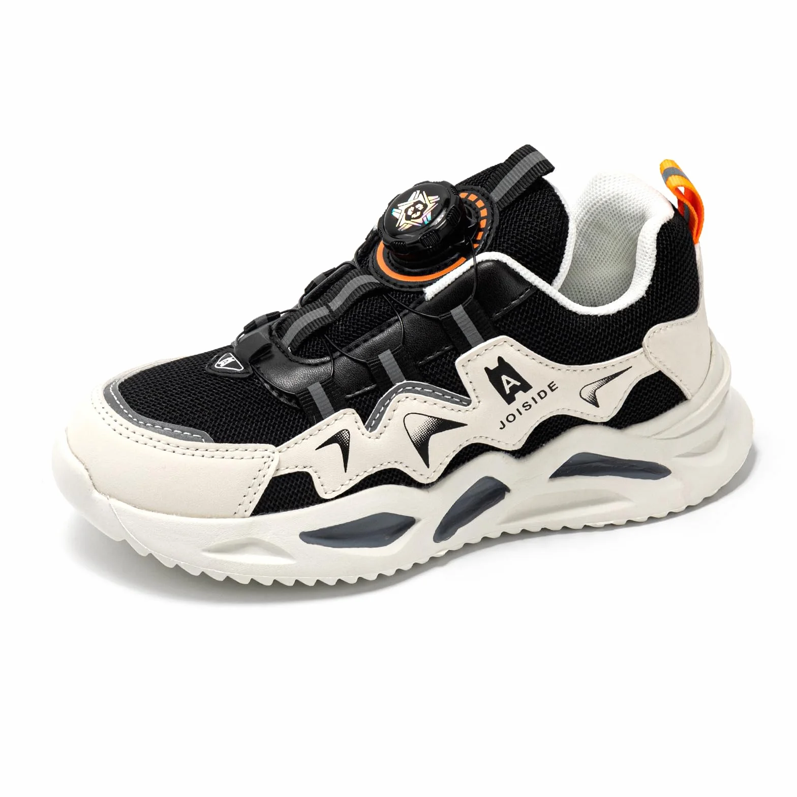 Buty Dziecięce Chłopców Dziewczynek Trampki Sneakers Halowe Sportowe Do Biegania Na Czas Wolny Outdoorowe Shoes Biały Czarny 37