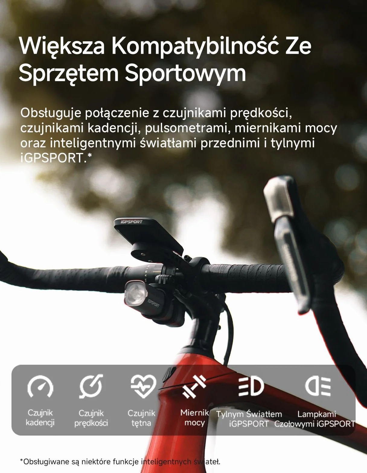 iGPSPORT BSC100MAX Licznik Rowerowy Bezprzewodowy, Duży Ekran 3 Cale, Automatyczny Start/Pauza, 40 Godzin Pracy Na Baterii, Konfigurowalne Dane, Wodoodporność IPX7