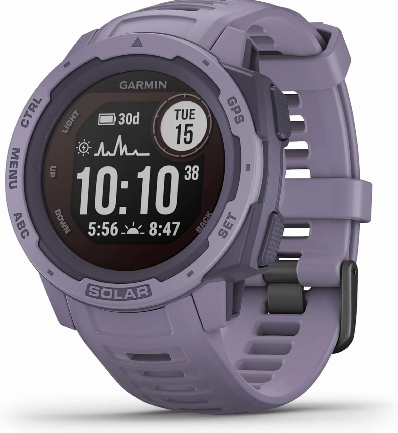 Garmin Instinct Solar GPS Smartwatch Orchid