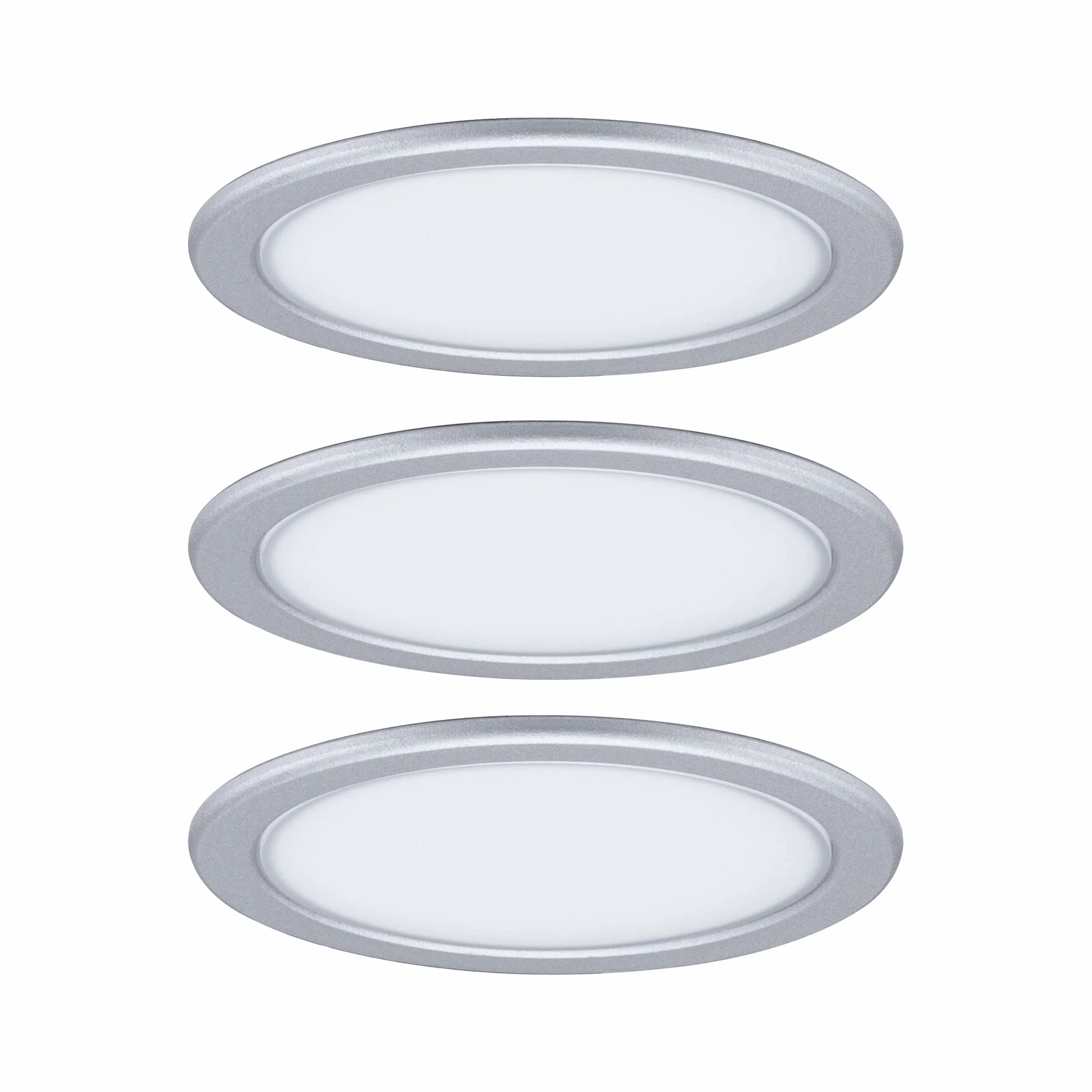 Paulmann 93092 oprawa meblowa LED zestaw Pukk okrągła 3x3,5 W Chrom matowy tworzywo sztuczne 2700 K
