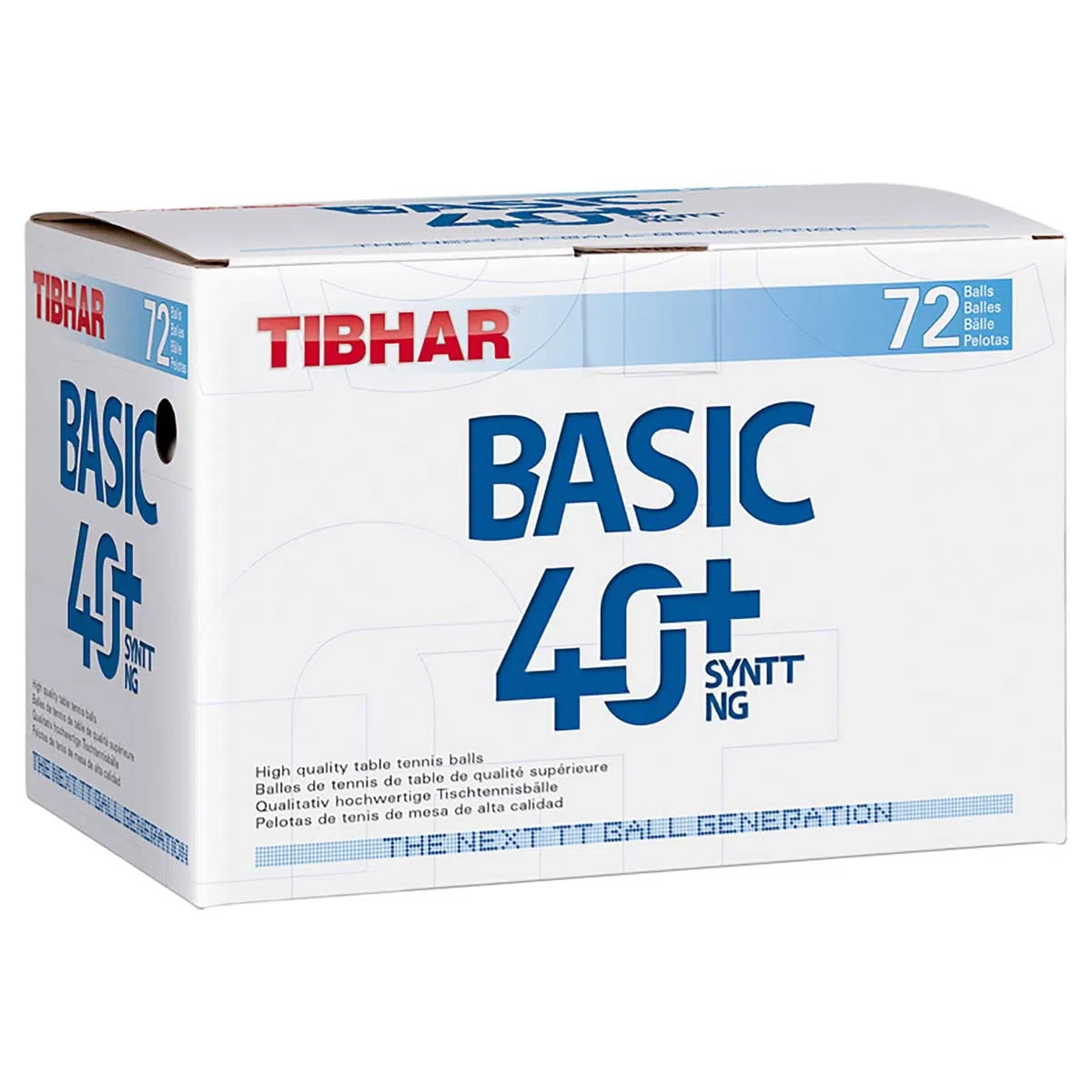 Tibhar Ball Basic 40+ SYNTT NG 72, biały