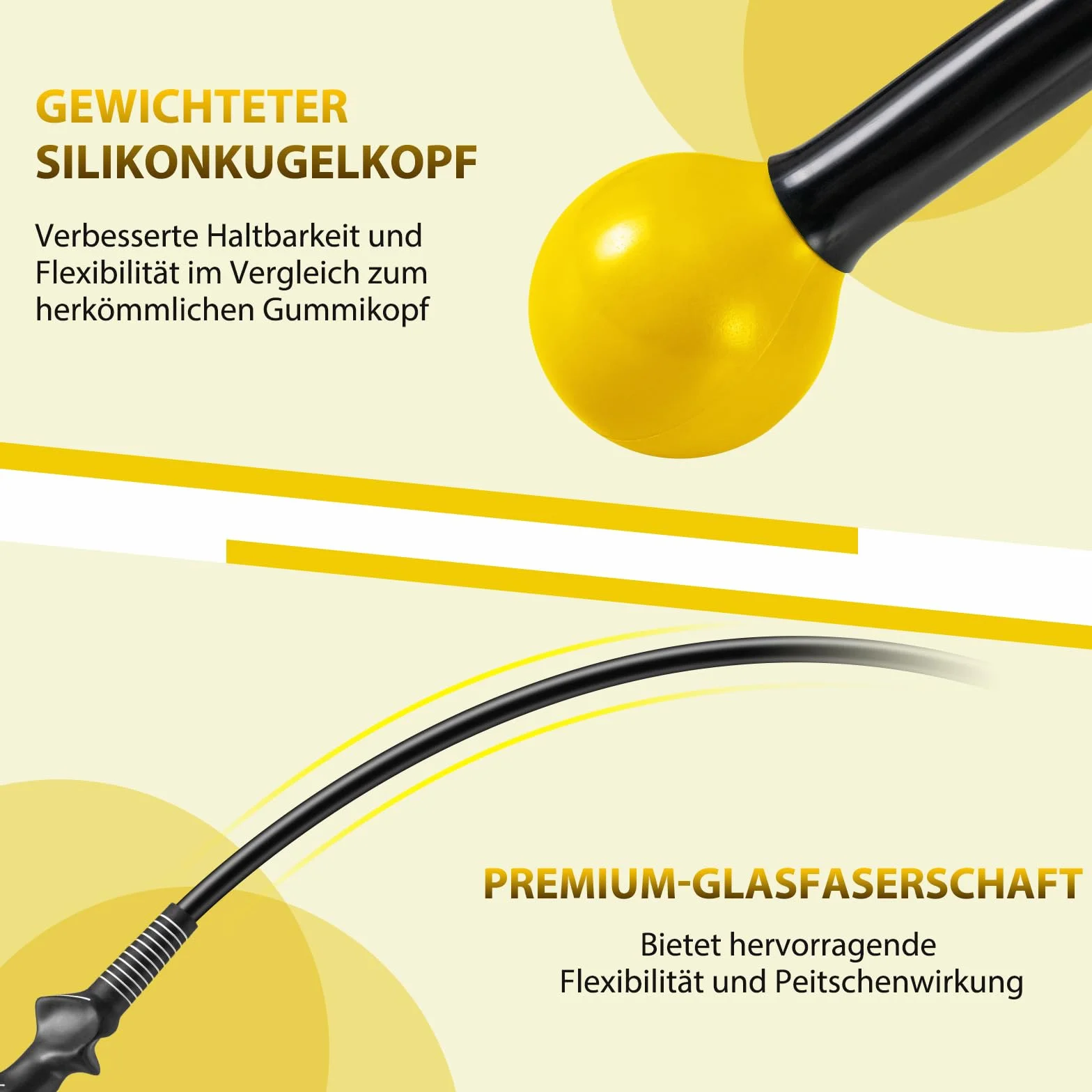 COSTWAY Golf Swing Trainer, 80/100/120 cm, pomoc w treningu golfa z głowicą obciążającą, trener zamachu golfowego do korekcji postawy, do użytku wewnątrz i na zewnątrz, pomoc dla początkujących