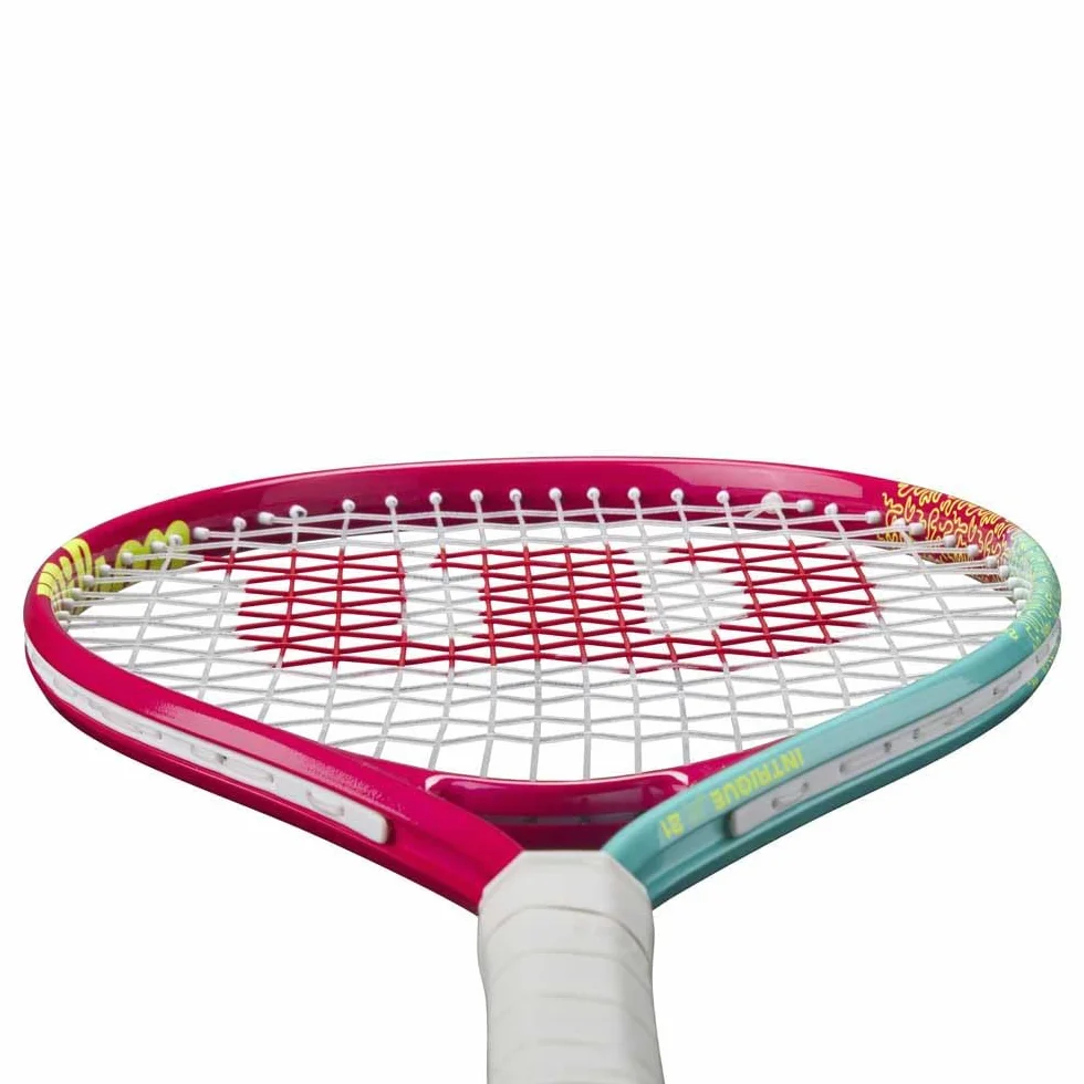 Wilson Intrigue Junior 21 Girls rakieta tenisowa czerwono-żółta struna 205 g L NOWA