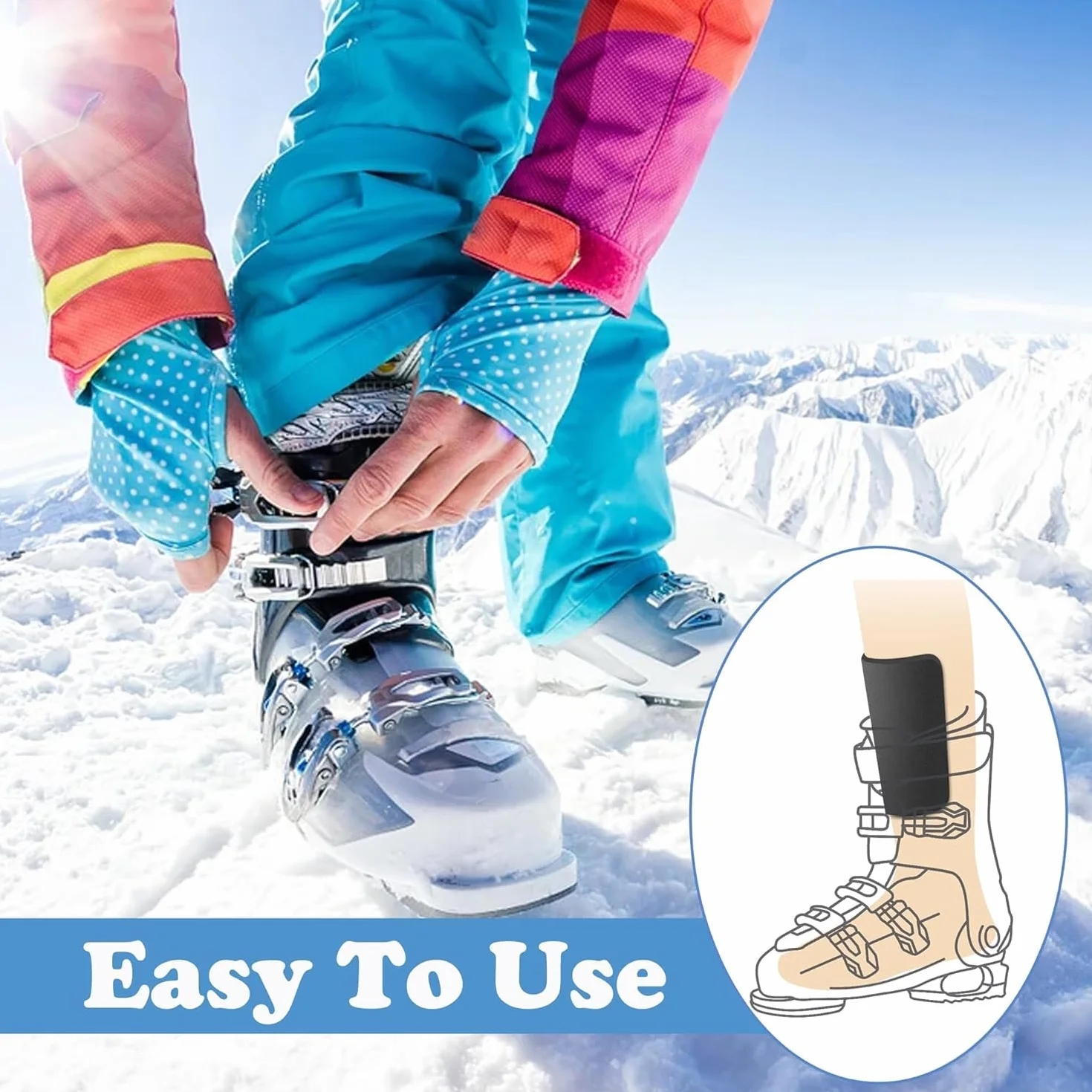 Shin Snowboard Shin Protector-Ski Ochrona piszczeli, ochraniacz na piszczele, gruba pianka, ochraniacze piszczeli na buty narciarskie, buty snowboardowe, buty narciarskie, łódki