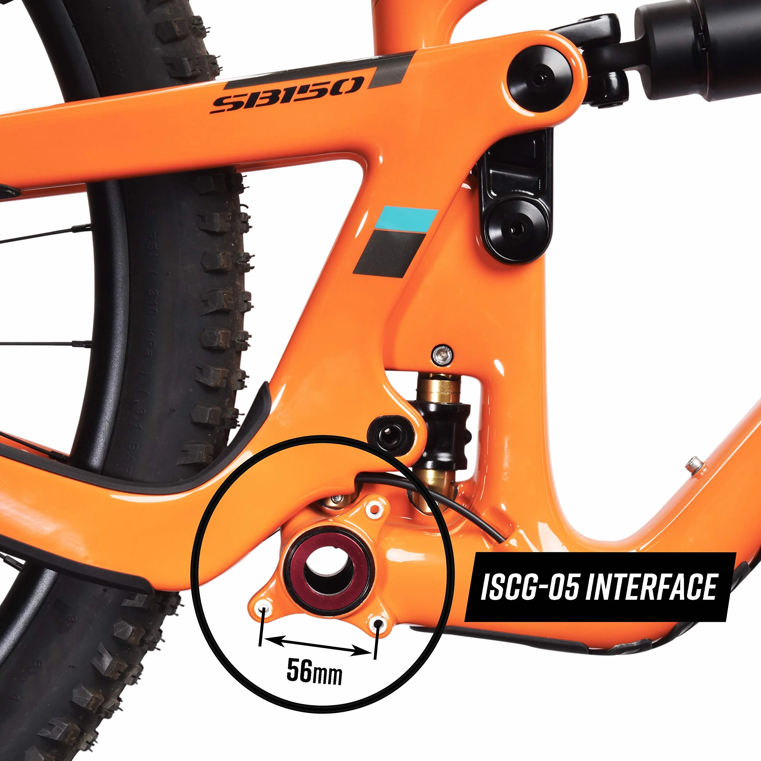 FUNN Zippa Lite MTB Szyna łańcuchowa, montaż ISCG05, 26T-36T, ochrona łańcucha rowerowego