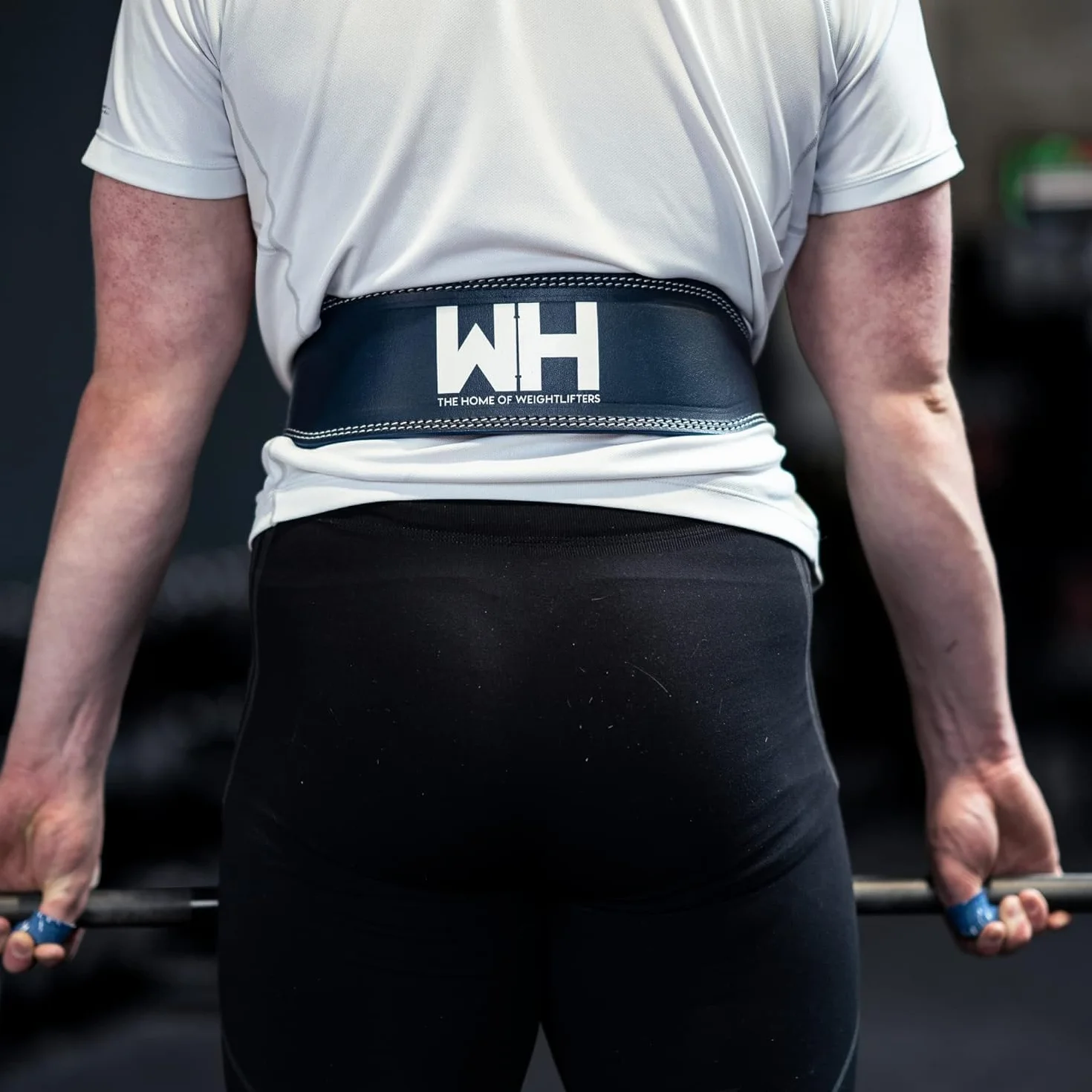 Skórzany pasek do podnoszenia ciężarów Weightlifting House do olimpijskiego podnoszenia ciężarów, trójboju siłowego