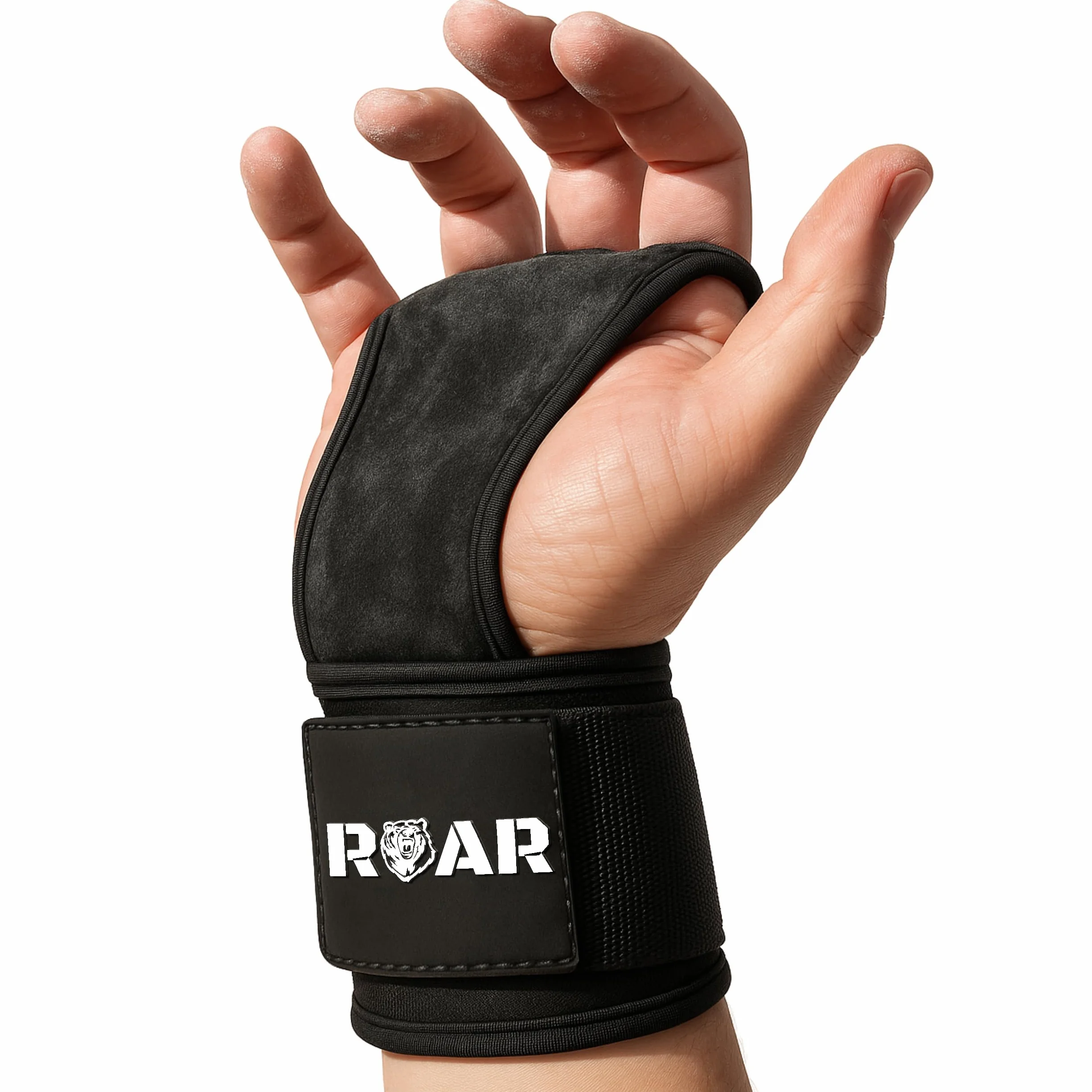 Roar® Męskie chwyty gimnastyczne Roar®, chwyty damskie, rękawice gimnastyczne, chwyty gimnastyczne artystyczne, chwyty ręczne, skóra syntetyczna, chwyty do rękawiczek, chwyty do podciągania