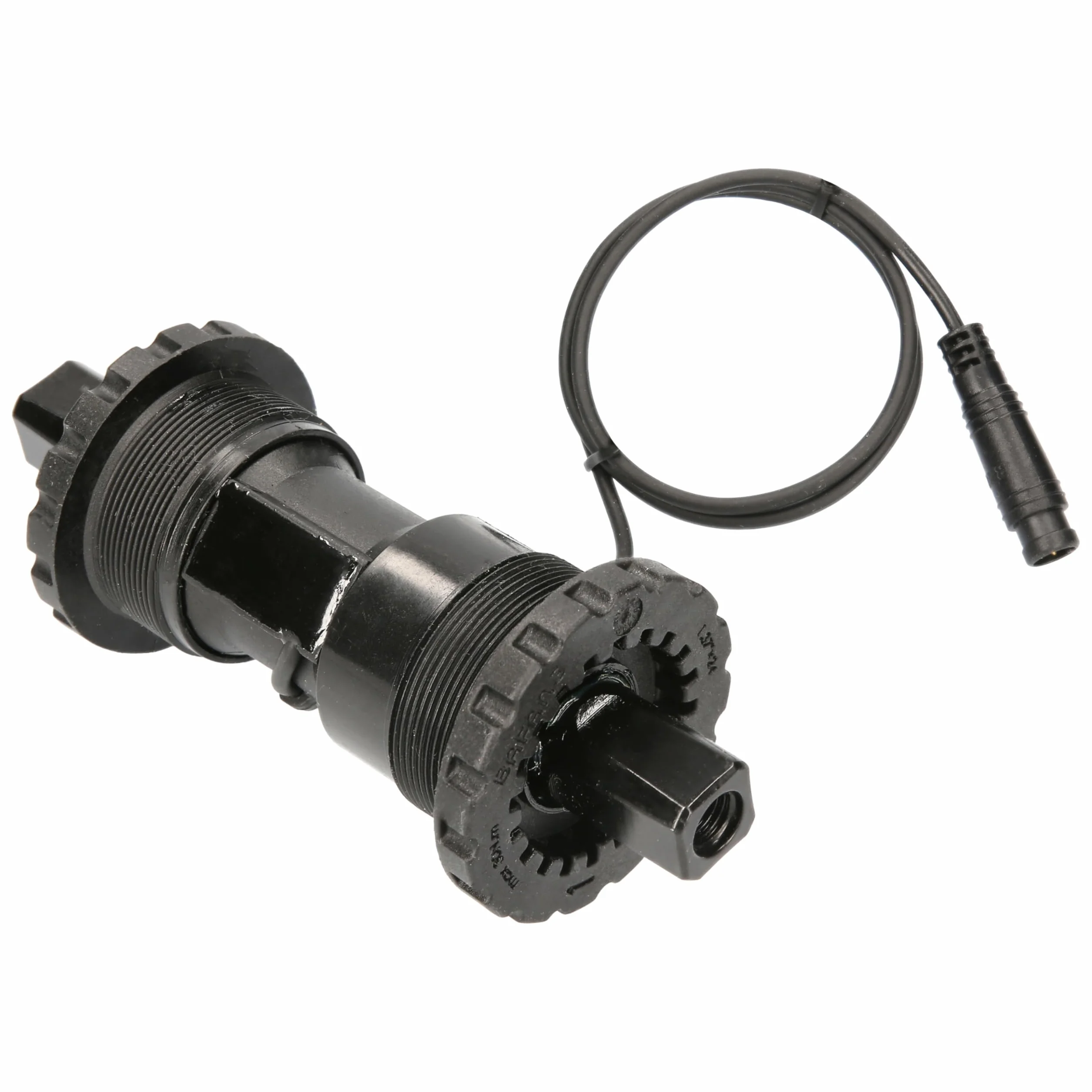 Bafang łożysko pedału z wbudowanym czujnikiem PAS SR PA121/112.32.S do silników w piaście Bafang, szerokość łożyska pedału 68 mm, długość osi 127 mm 119 mm