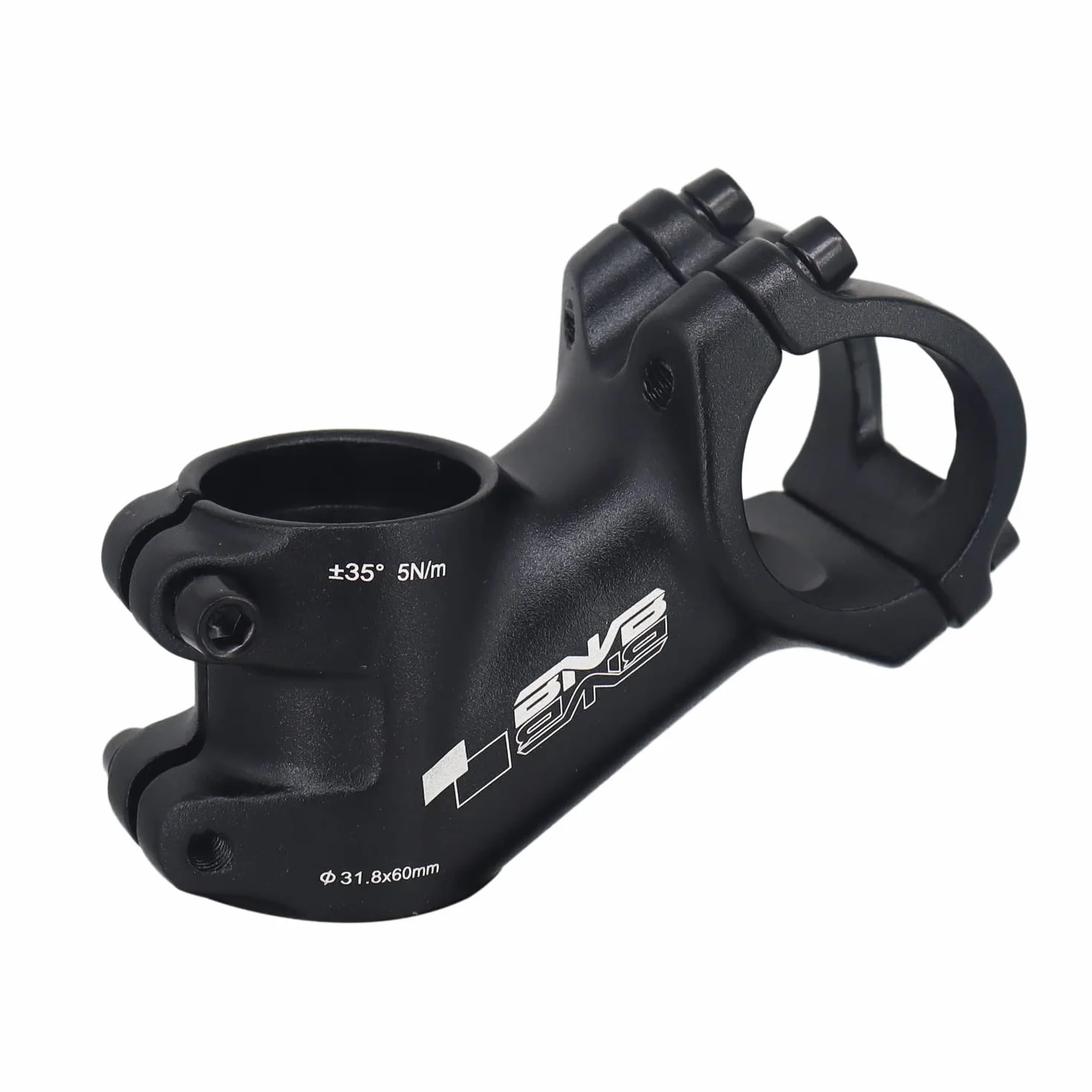 PLATTBK Wspornik kierownicy 31,8 mm, 35 stopni, stop aluminium, do rowerów górskich, wyścigowych, BMX, MTB, jazdy na rowerze (60 mm)