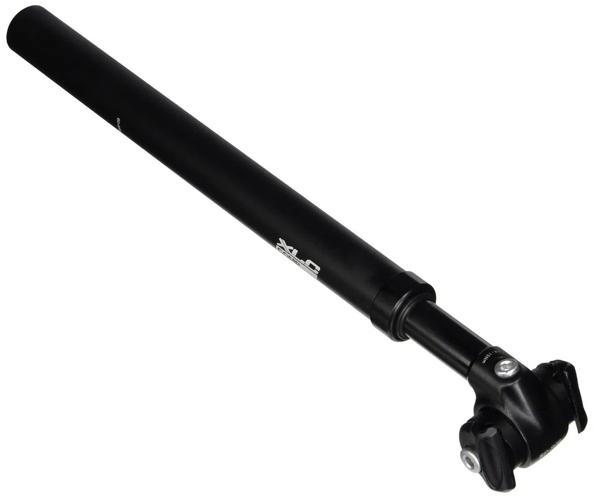 XLC Unisex – sprężynowa sztyca podsiodłowa dla dorosłych Comp SP-S08, czarna, 350 mm
