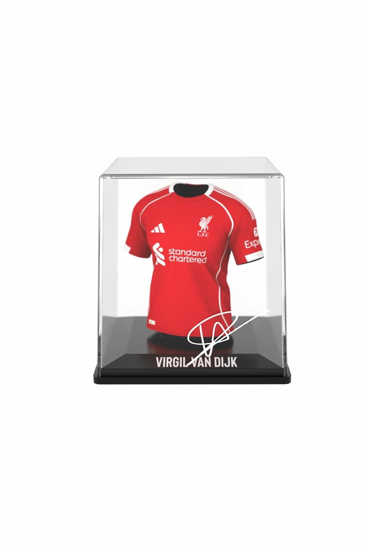 Splink Van Dijk (Liverpool) - gablota Home Jersey, oficjalna licencja kolekcjonerska