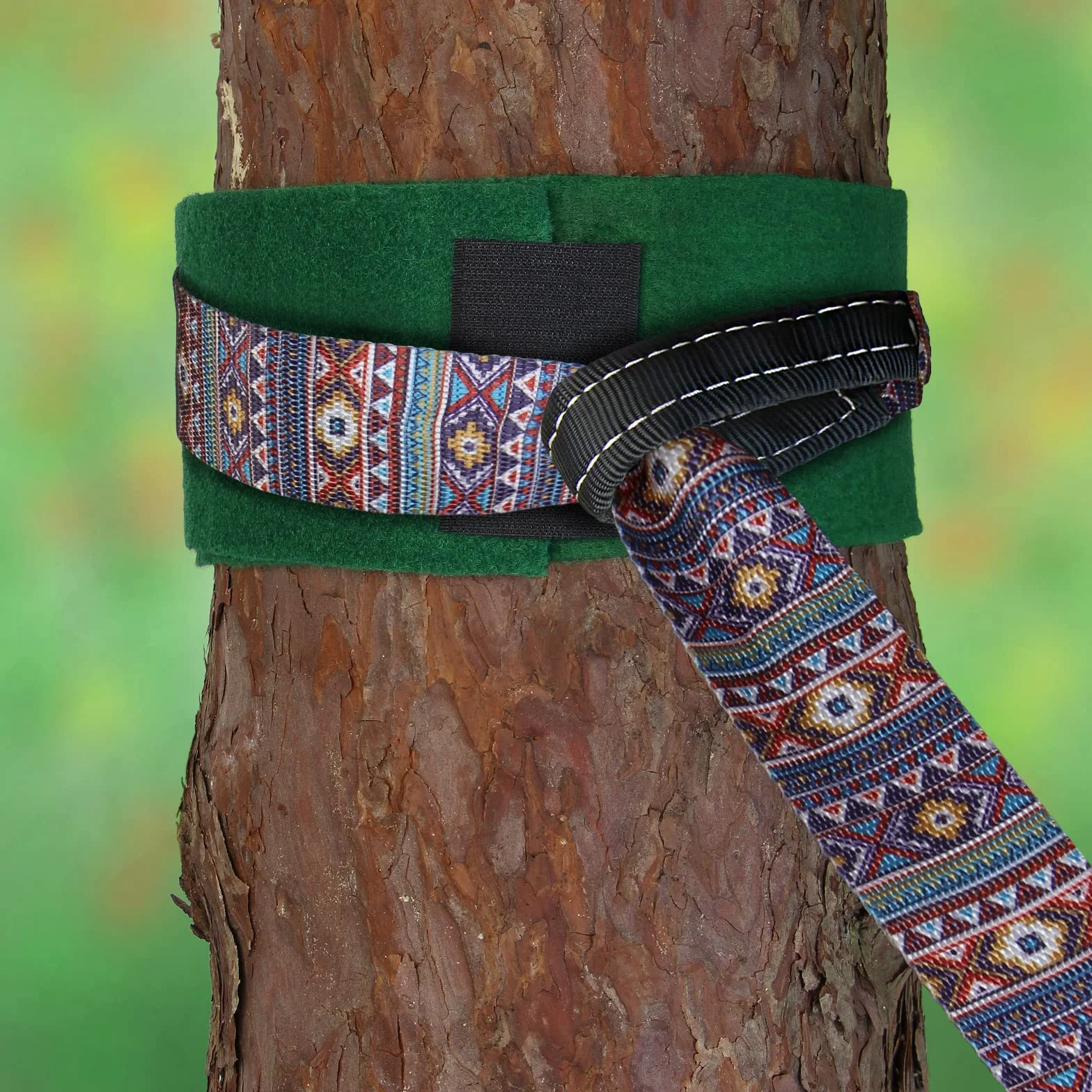 ALPIDEX Slackline Set 15m z osłoną drzewa i napinaczem