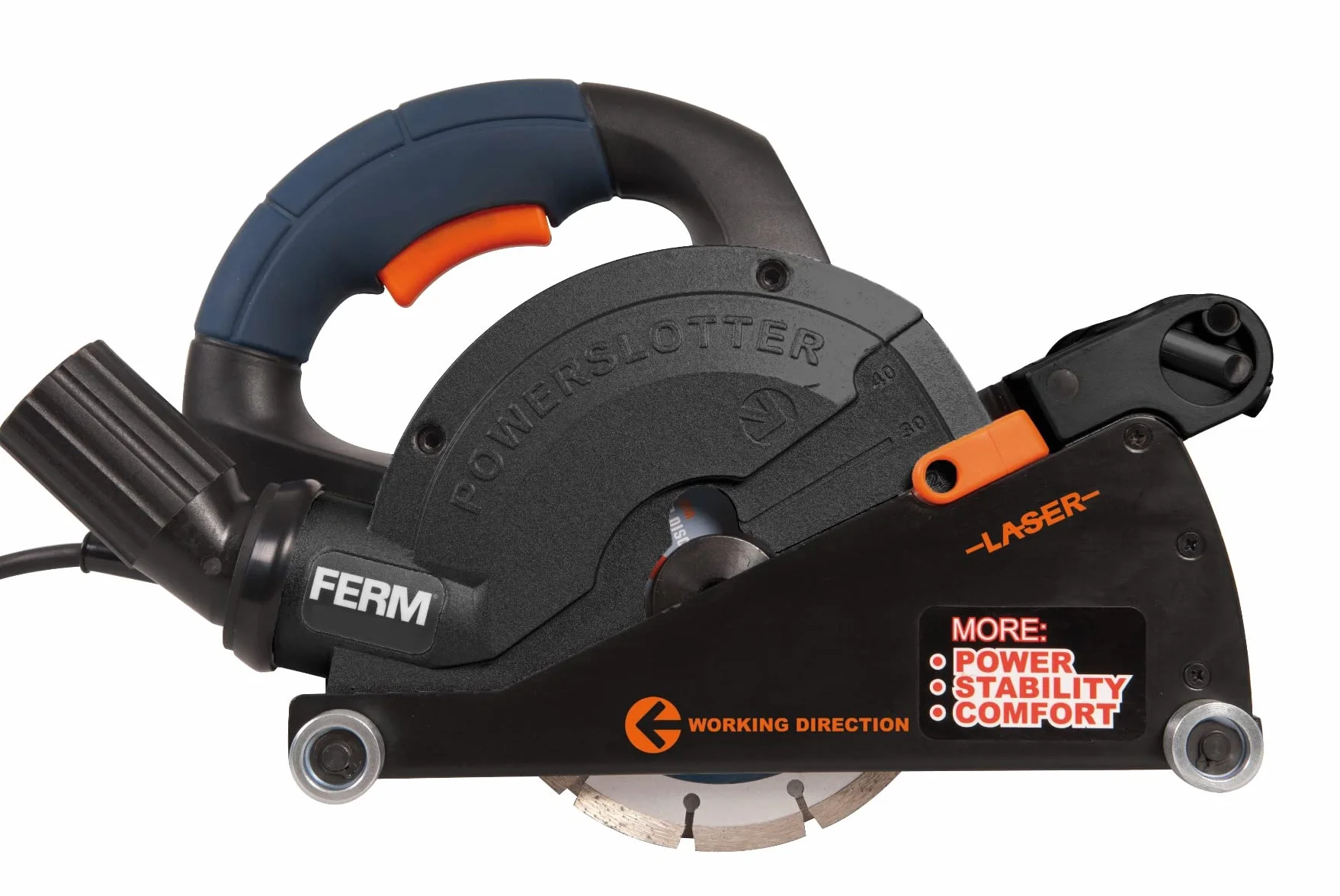 Ferm Frezarka Szczelinowa 1650 W 230 V Czarny