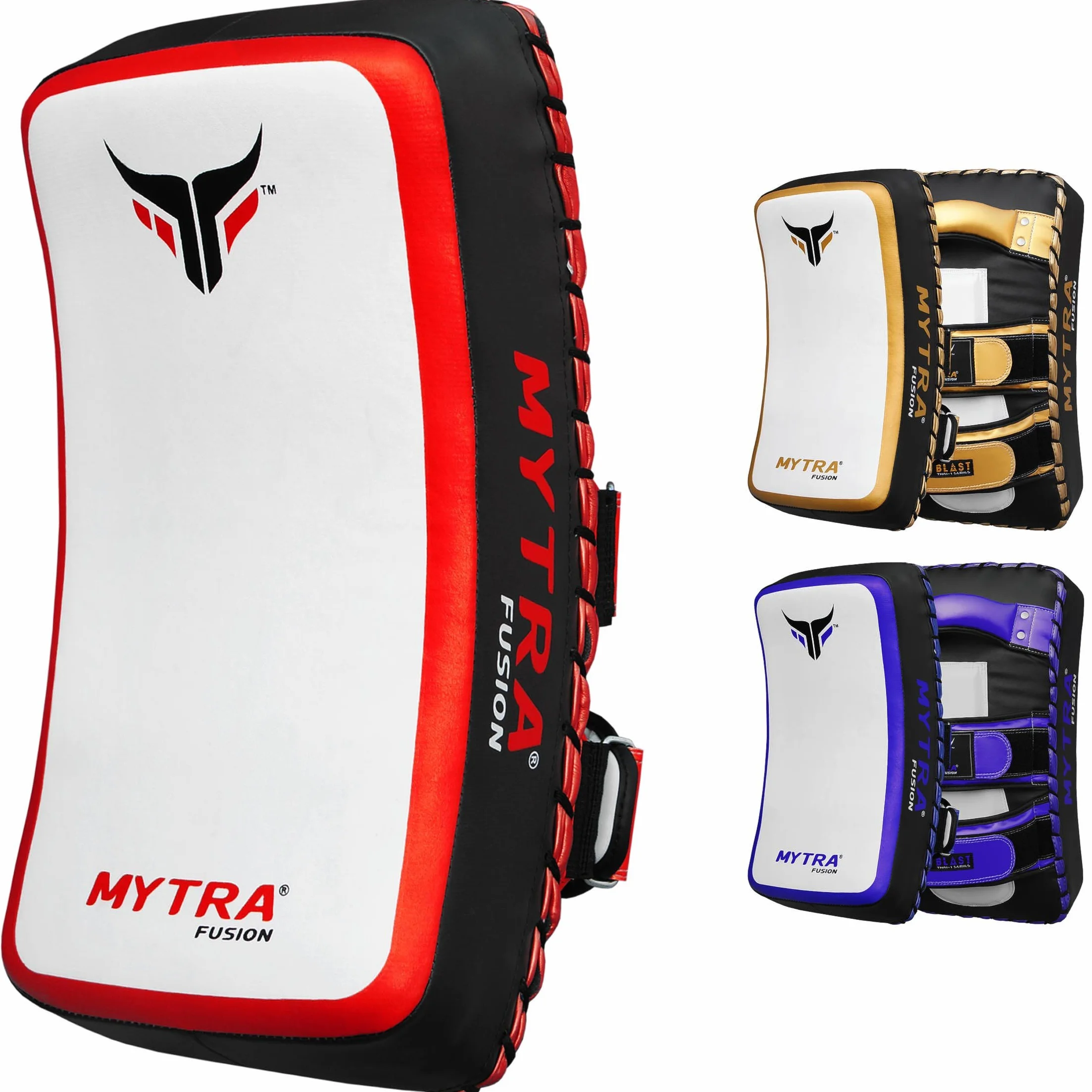 Mytra Fusion Muay Thai Pads Curved Boxing Pads - tajskie ochraniacze do boksu, kickboxingu, MMA, karate, taekwondo, treningów i sztuk walki.