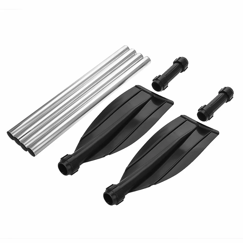 2 szt. Aluminiowe wiosła, lekkie wiosło kajakowe, odpinane wiosła kajakowe, wiosła do łodzi, 126 cm / 49,6 cala, do wszystkich rodzajów kajaków i łodzi